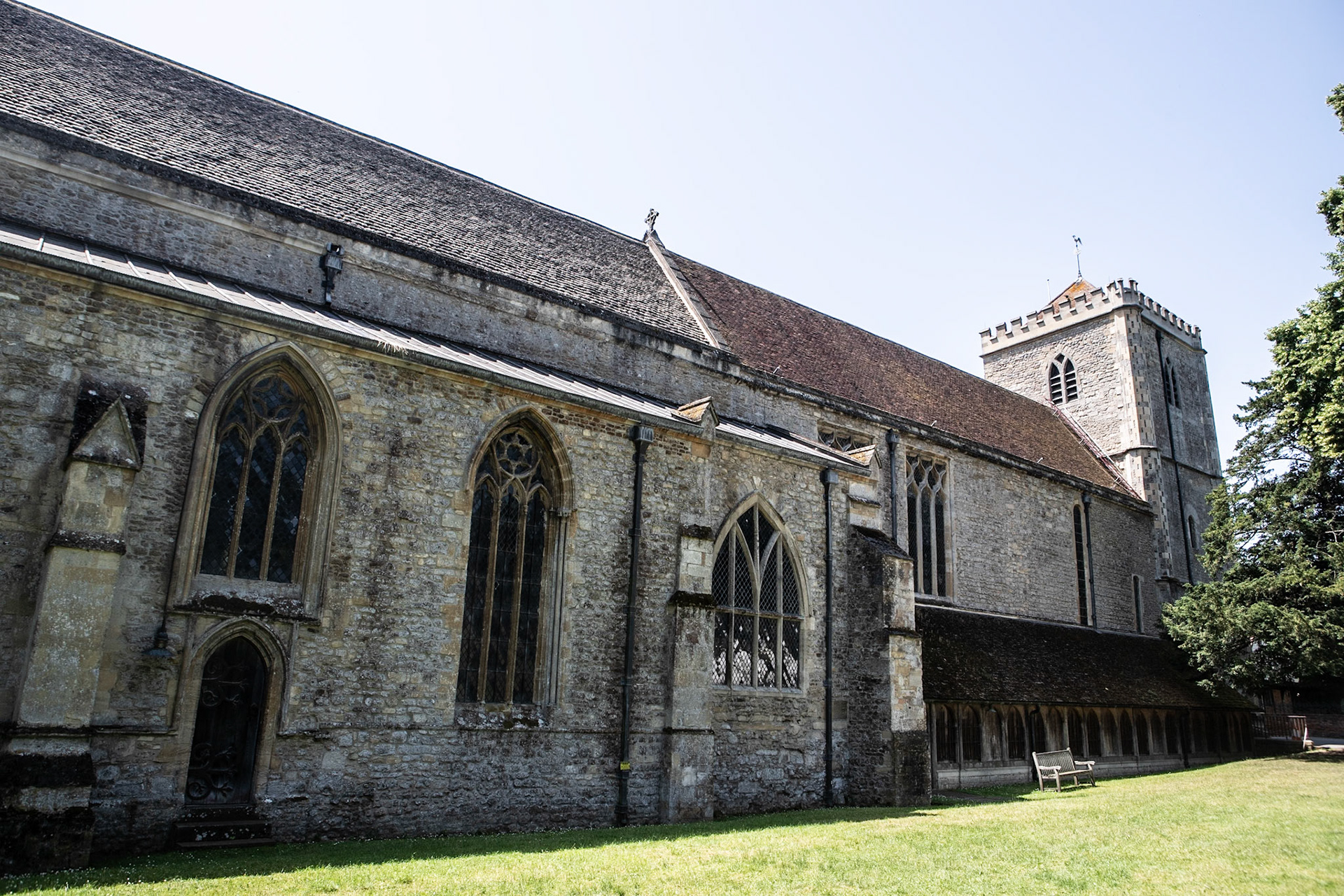 The Abbey Church of St Peter and St Paul, more usually called Dorchester Abbey, is a Church of England parish church in Dorchester on Thames, Oxfordshire, about 8 miles (13 km) southeast of Oxford. It was formerly a Norman abbey church and was built on the site of a Saxon cathedral.