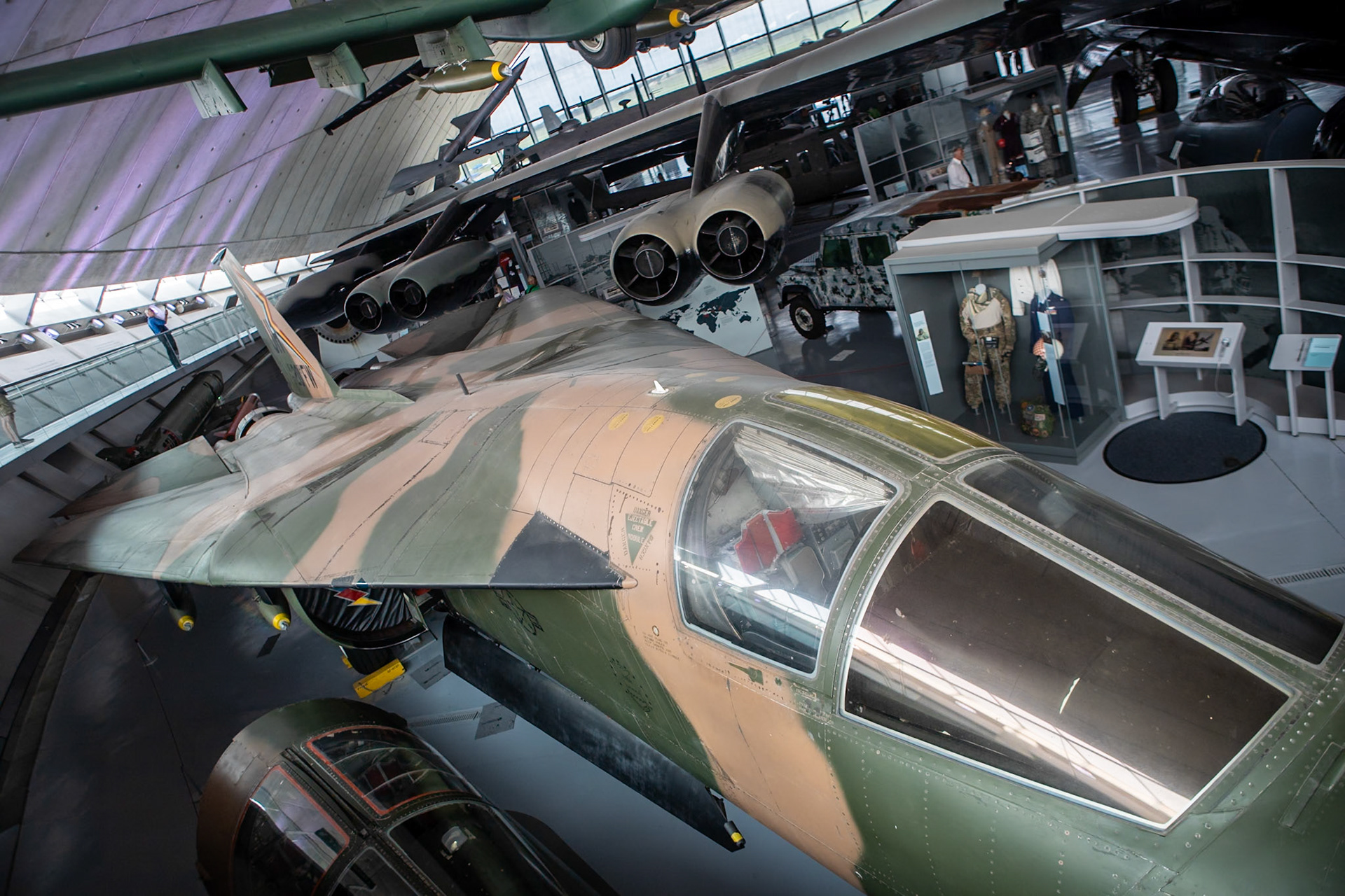 The General Dynamics F-111 Aardvark is a retired, supersonic, medium-range fighter-bomber. Production models of the F-111 had roles that included attack (e.g., interdiction), strategic bombing (including nuclear weapons capabilities), reconnaissance, and electronic warfare. Its name "Aardvark" comes from a long-nosed, insect-eating African animal.