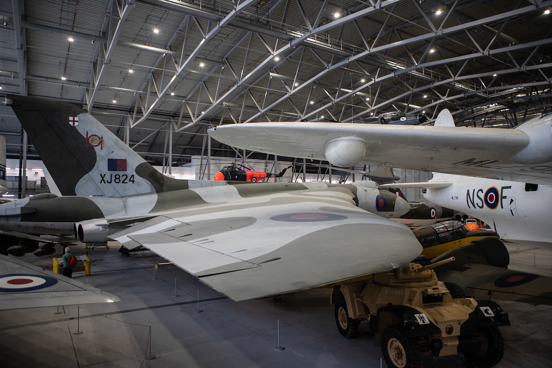 The Avro Vulcan (later Hawker Siddeley Vulcan[1] from July 1963)[2] is a jet-powered, tailless, delta-wing, high-altitude strategic bomber, which was operated by the Royal Air Force (RAF) from 1956 until 1984.