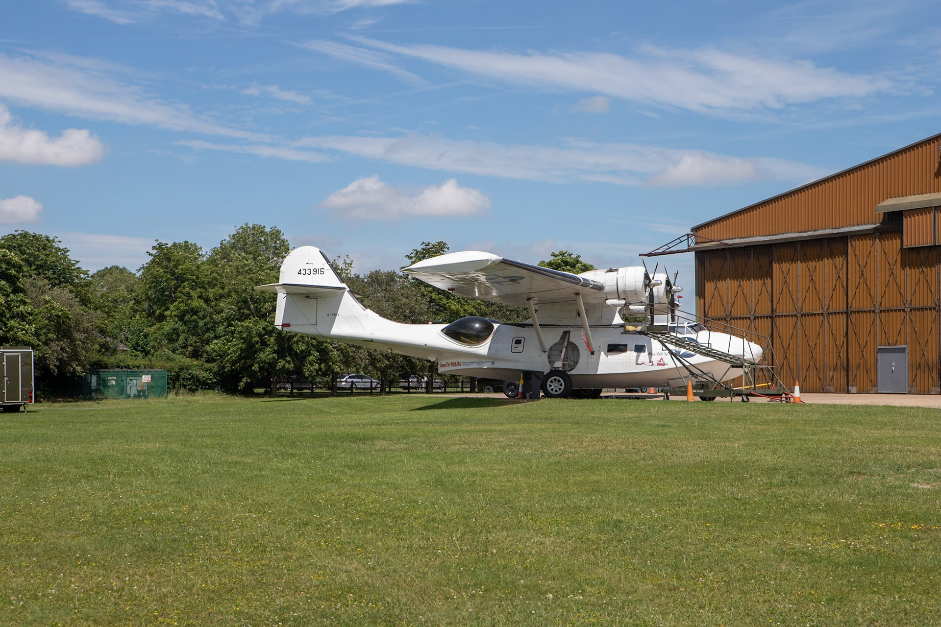 The Consolidated Model 28, more commonly known as the PBY Catalina (U.S. Navy designation), is an American flying boat and amphibious aircraft designed by Consolidated Aircraft in the 1930s and 1940s. In U.S. Army service, it was designated as the OA-10