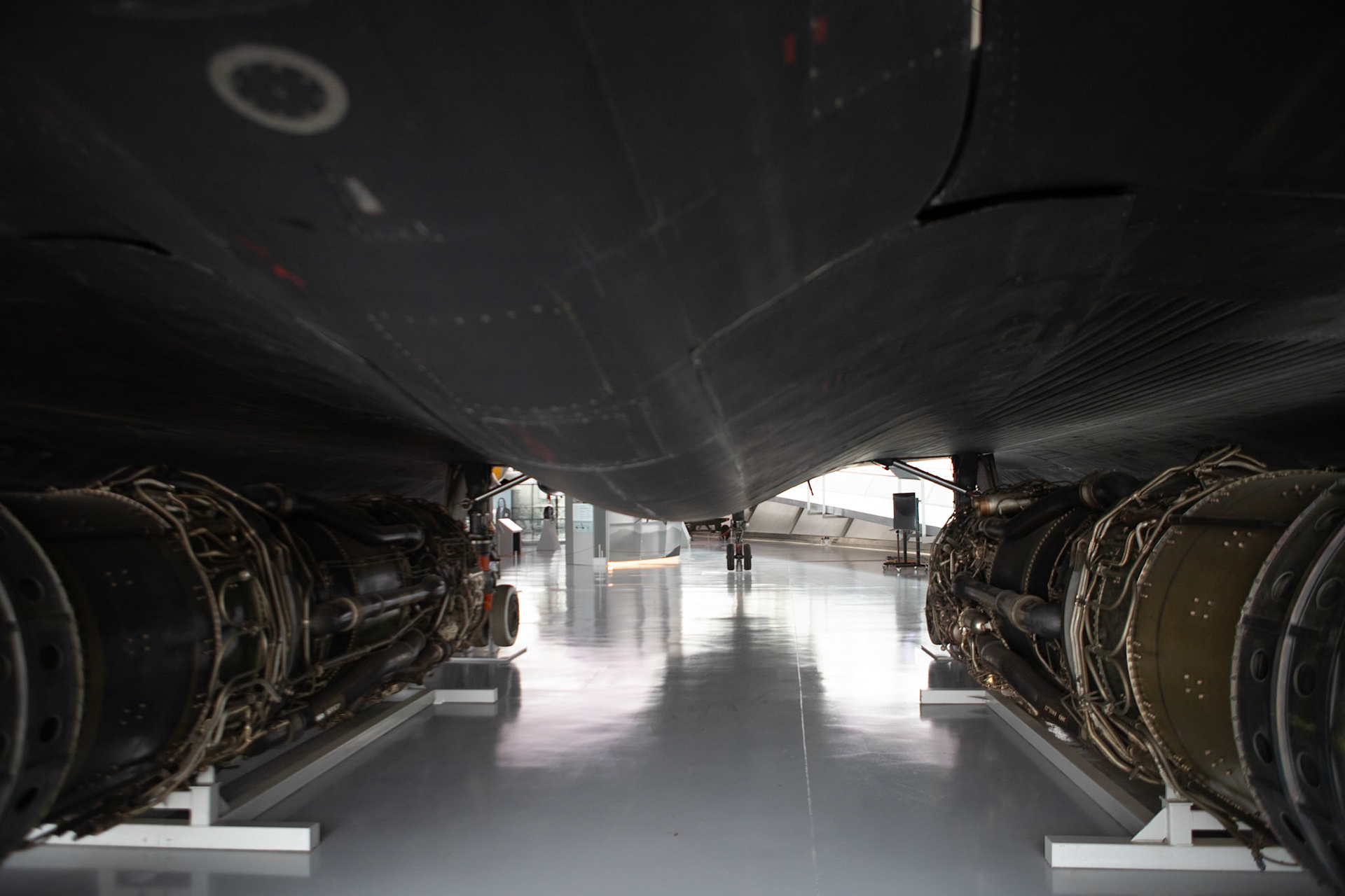 The Lockheed SR-71 "Blackbird" is a retired long-range, high-altitude, Mach 3+ strategic reconnaissance aircraft that was developed and manufactured by the American aerospace company Lockheed Corporation. Its nicknames include "Blackbird" and "Habu". The SR-71 Blackbird at IWM Duxford has flown higher than any other. It set the world record for sustained altitude flight in 1976, flying at 85,000 feet.