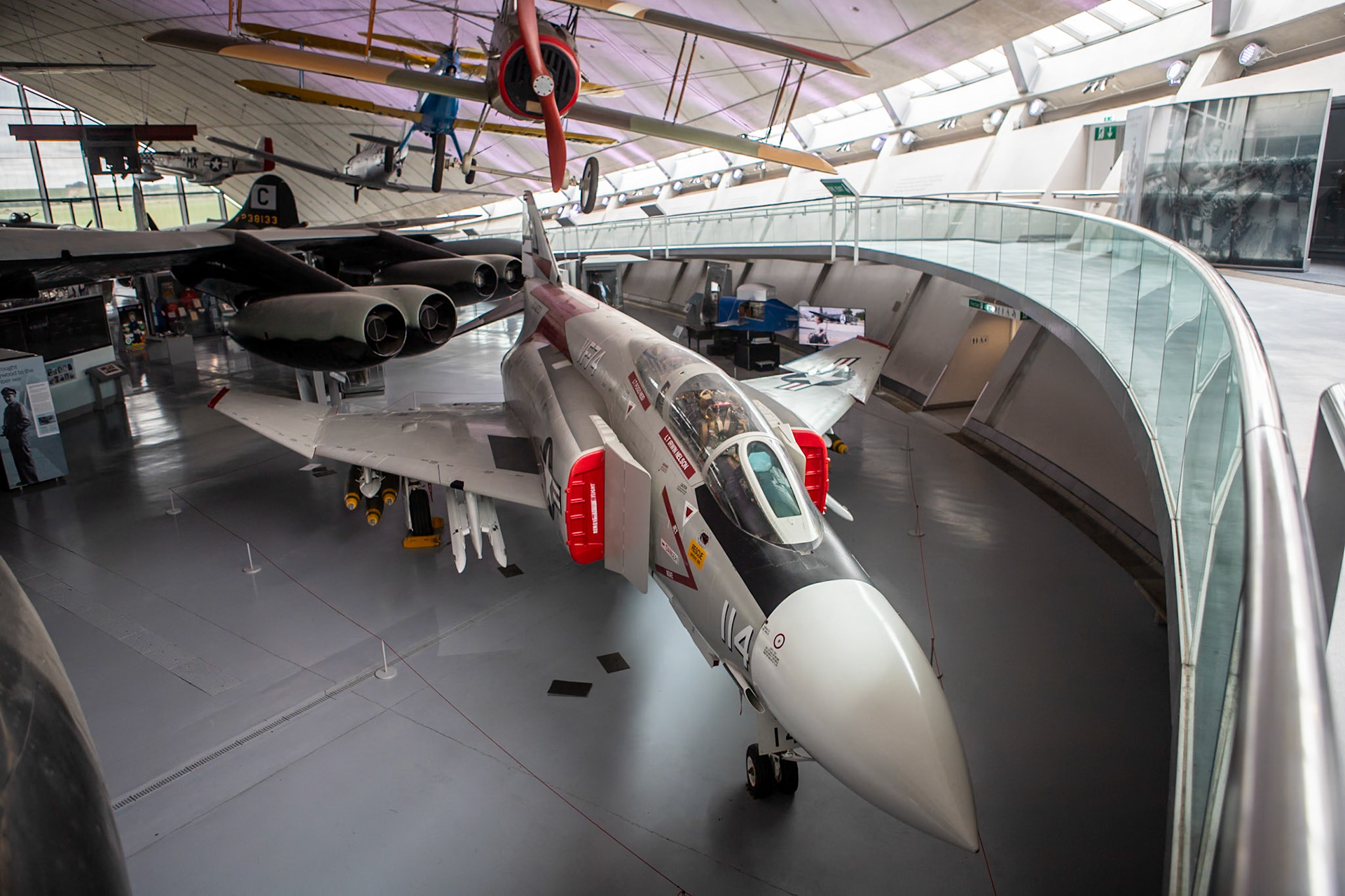 The McDonnell Douglas F-4 Phantom II is an American tandem two-seat, twin-engine, all-weather, long-range supersonic jet interceptor and fighter-bomber that was developed by McDonnell Aircraft for the United States Navy