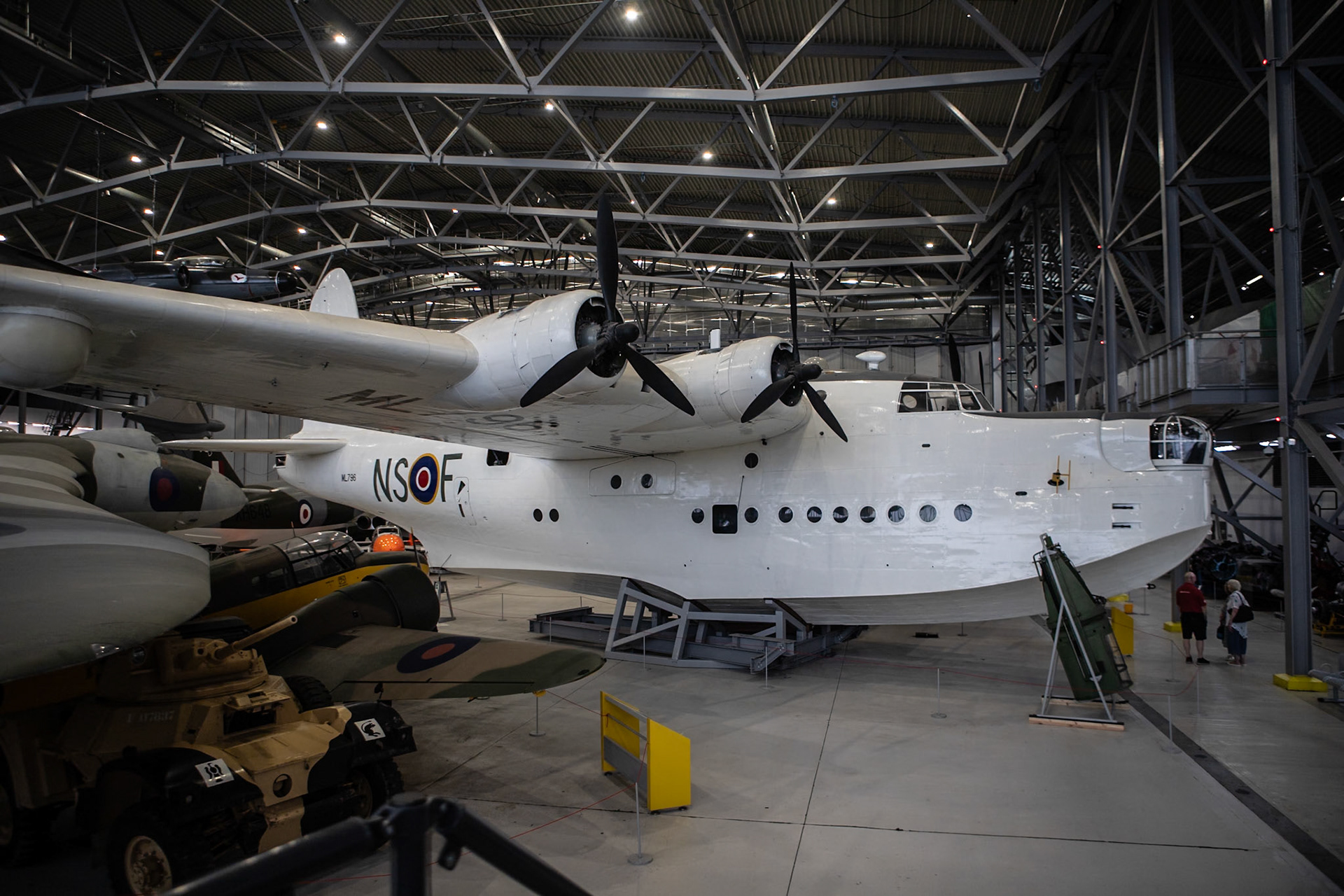 The Short S.25 Sunderland is a British flying boat patrol bomber, developed and constructed by Short Brothers for the Royal Air Force (RAF). The aircraft took its service name from the town (latterly, city) and port of Sunderland in North East England.