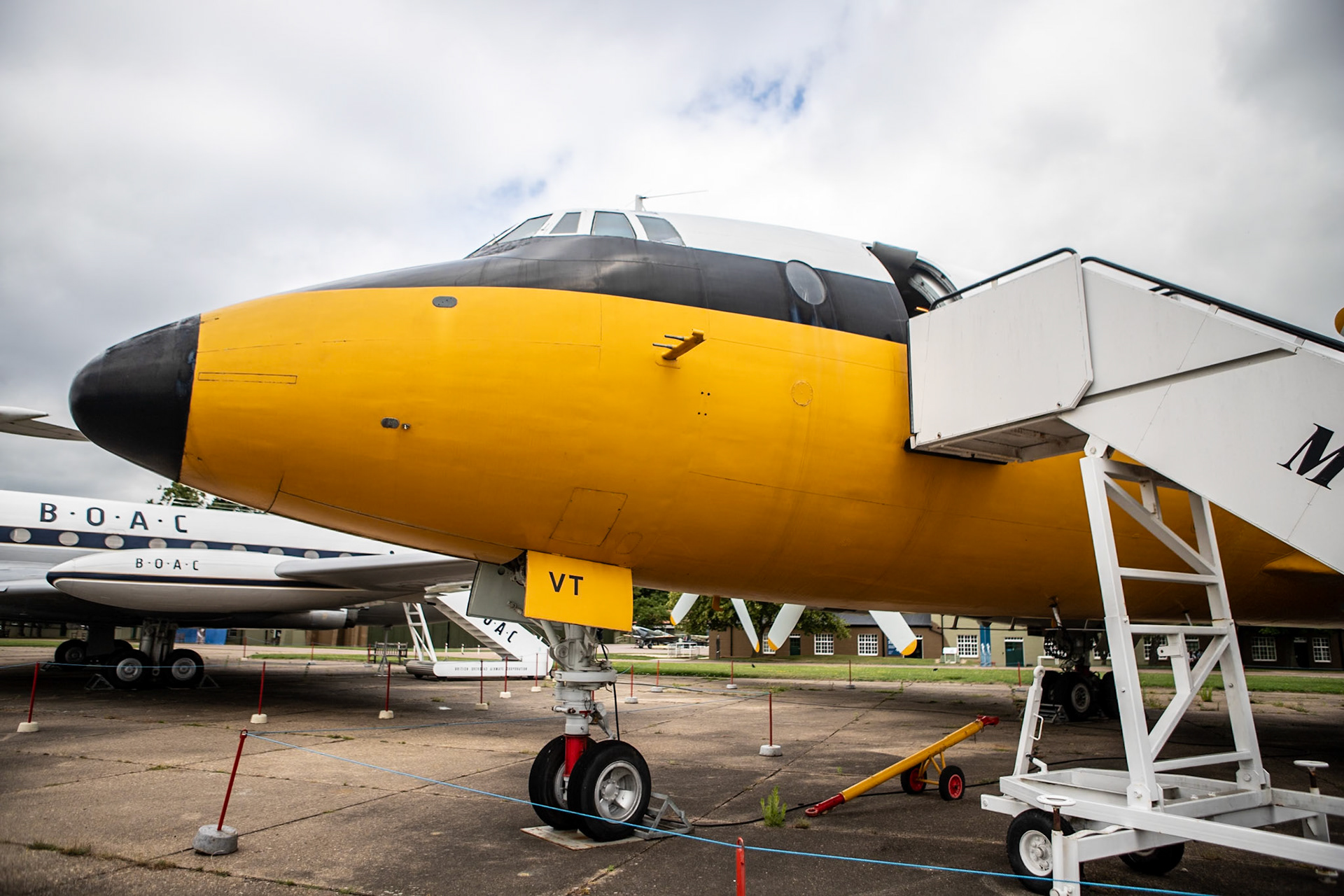 The Bristol Type 175 Britannia is a retired British medium-to-long-range airliner built by the Bristol Aeroplane Company in 1952 to meet British civilian aviation needs.