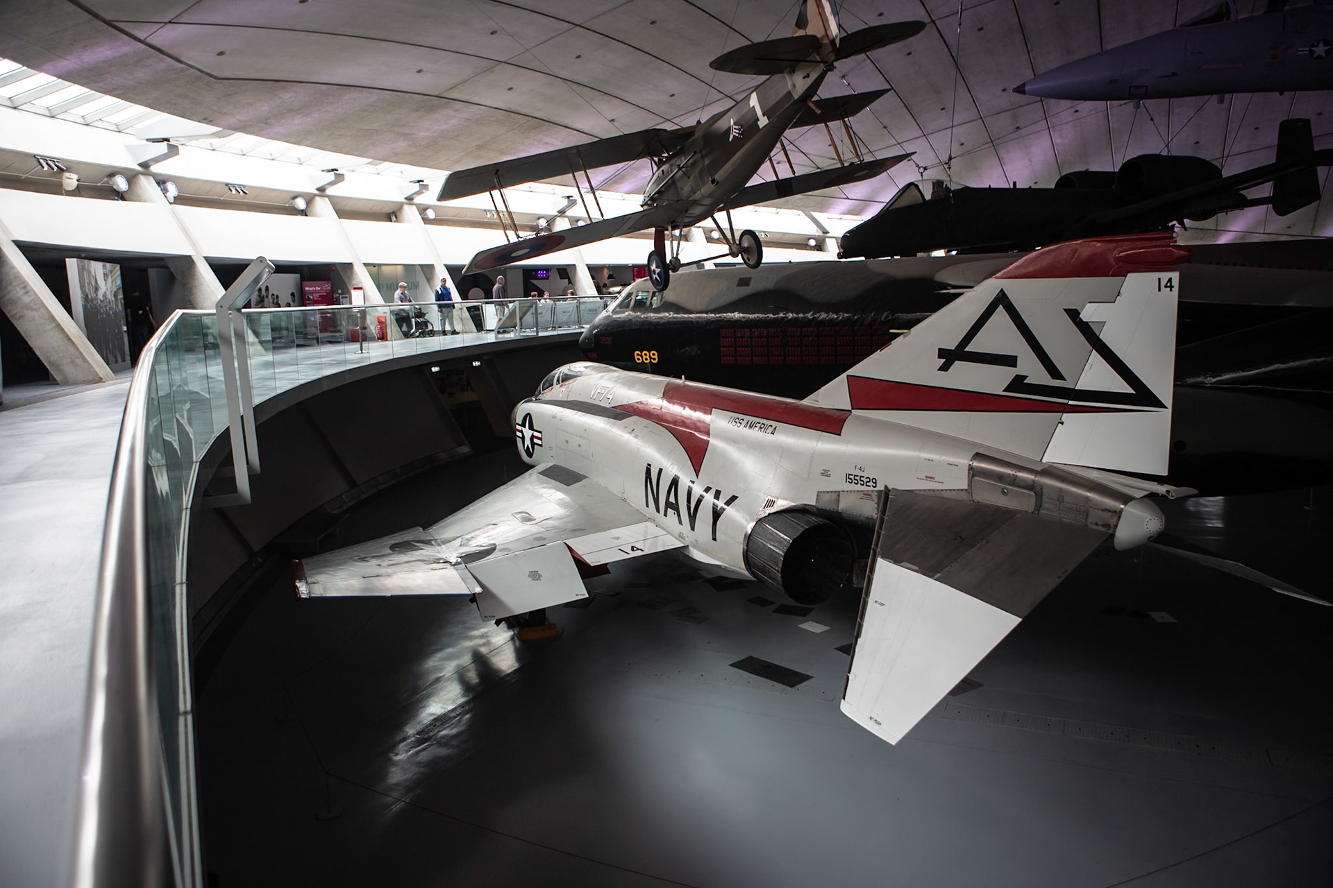 The McDonnell Douglas F-4 Phantom II is an American tandem two-seat, twin-engine, all-weather, long-range supersonic jet interceptor and fighter-bomber that was developed by McDonnell Aircraft for the United States Navy