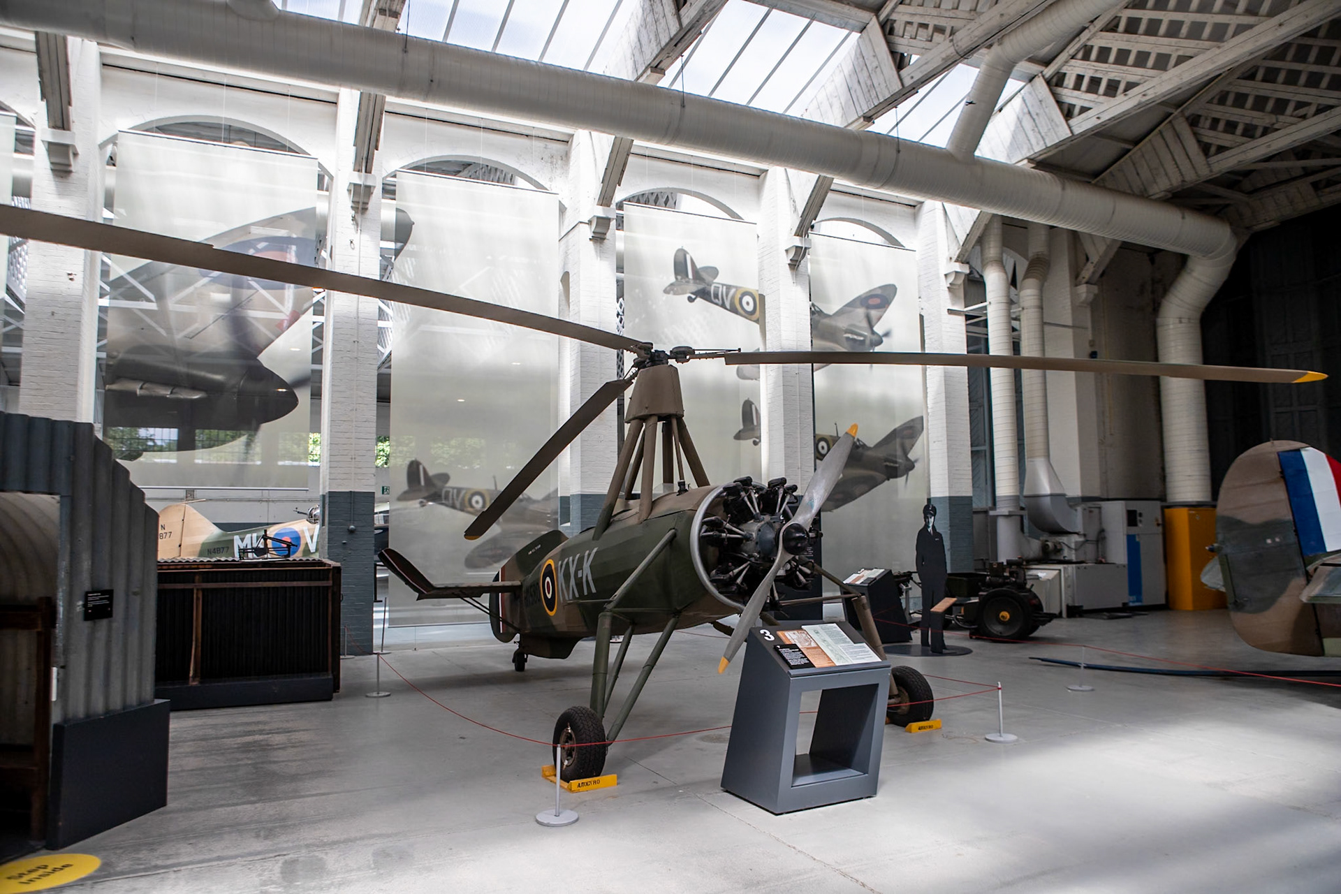 Cierva C.30A autogyro (registration G-ACUU). Widely considered the missing link between airplanes and helicopters.