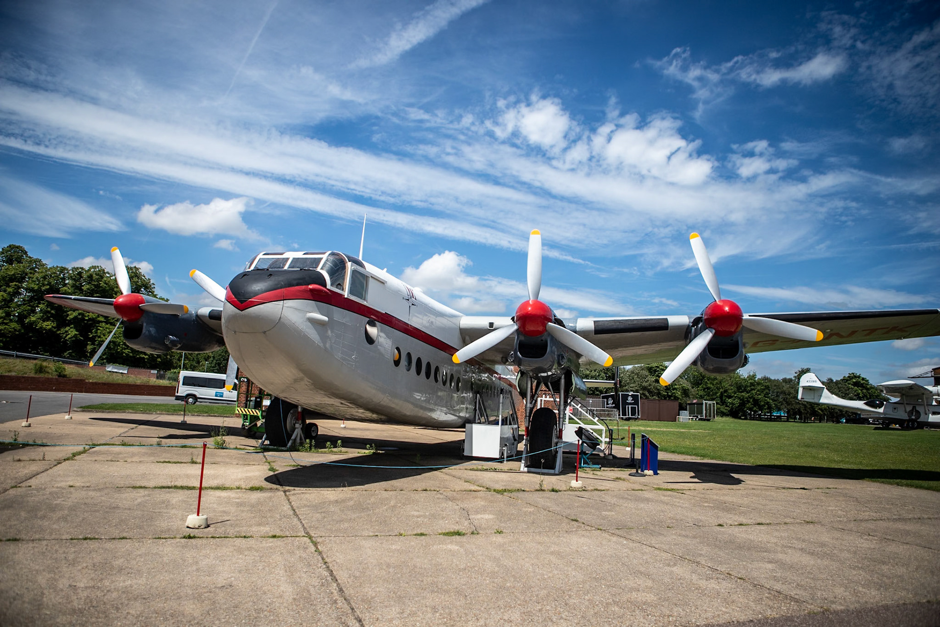 The Avro 691 Lancastrian was a British and Canadian passenger and mail transport aircraft of the 1940s and 1950s developed from the Avro Lancaster heavy bomber.