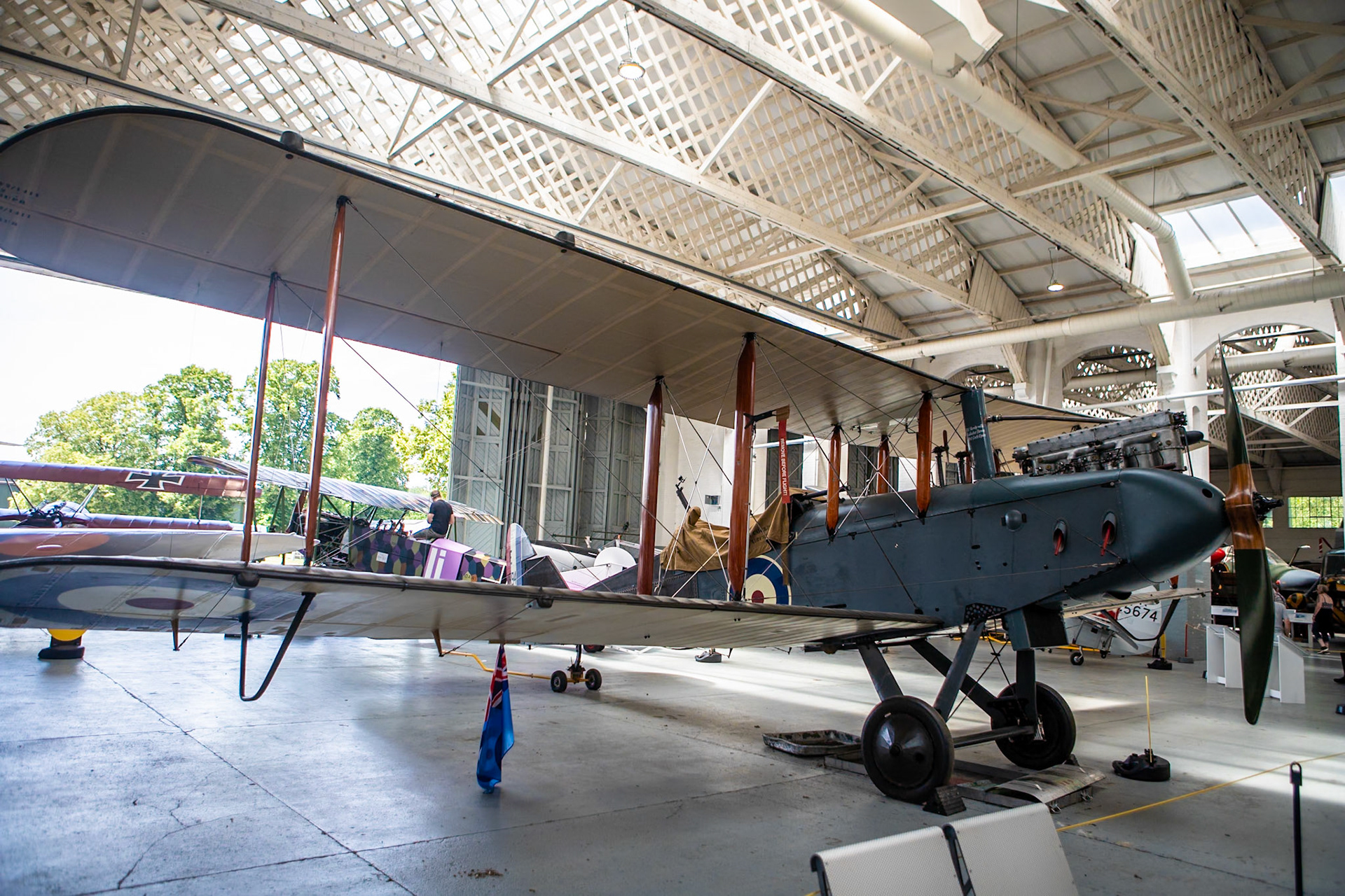 Royal Aircraft Factory R.E.8 (often simply called the “Harry Tate”).