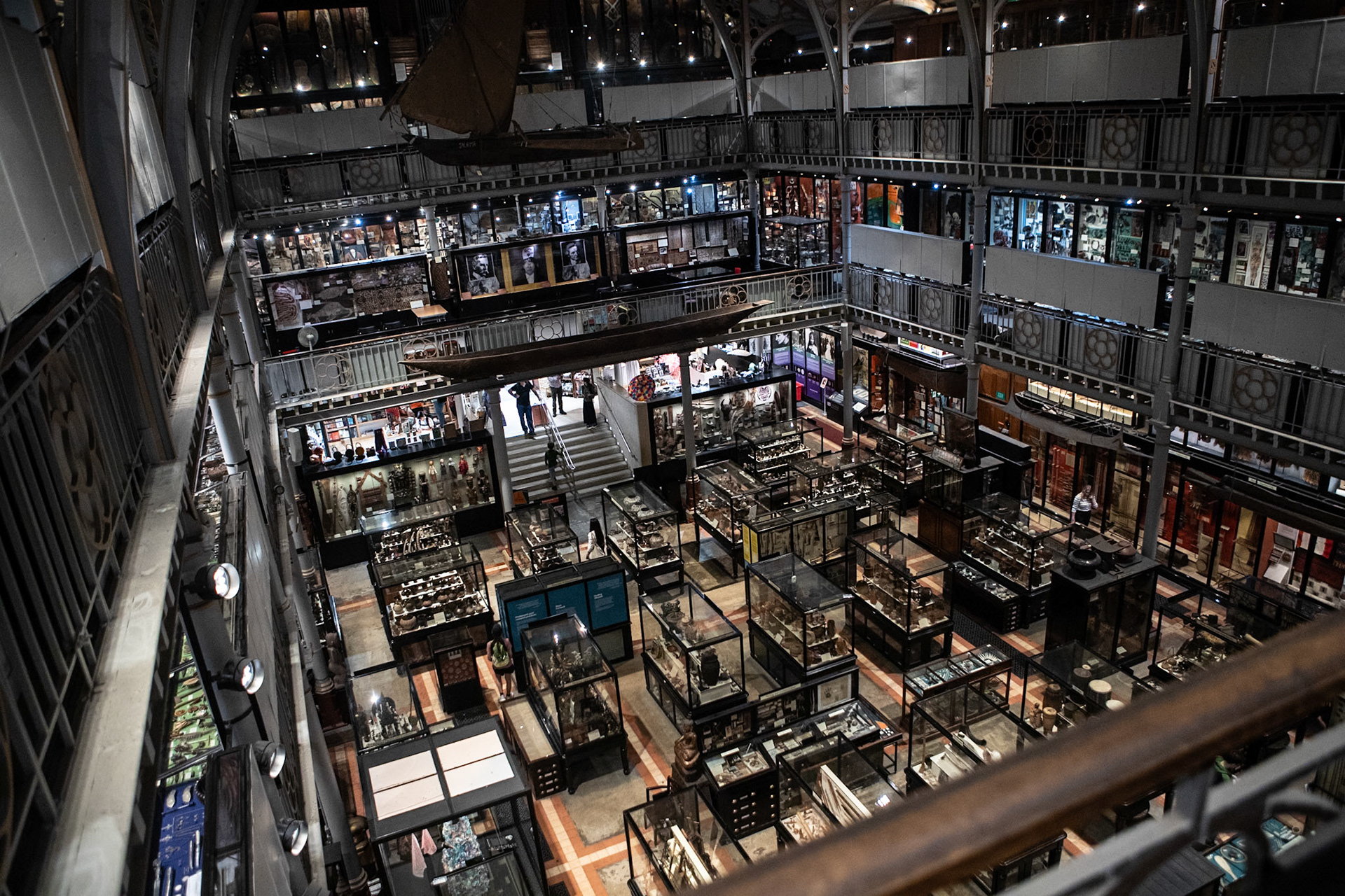 Pitt Rivers Museum is a museum displaying the archaeological and anthropological collections of the University of Oxford in England.[2] The museum is located to the east of the Oxford University Museum of Natural History, and can only be accessed through that building.