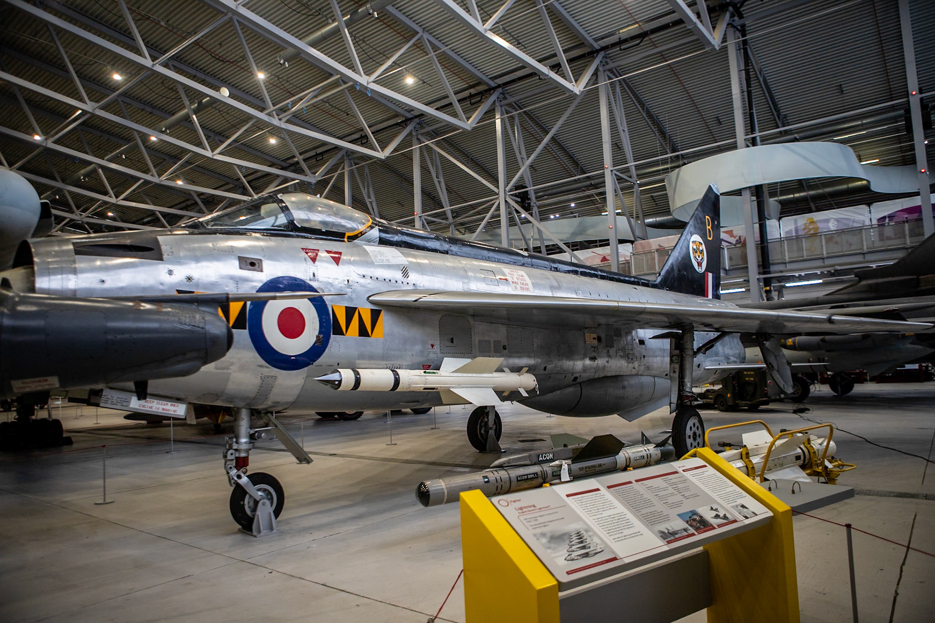 The English Electric Lightning is a British fighter aircraft that served as an interceptor from 1960 to 1988. It is capable of a top speed above Mach 2. The Lightning was designed, developed, and manufactured by English Electric. After EE merged with other aircraft manufacturers to form the British Aircraft Corporation it was marketed as the BAC Lightning.