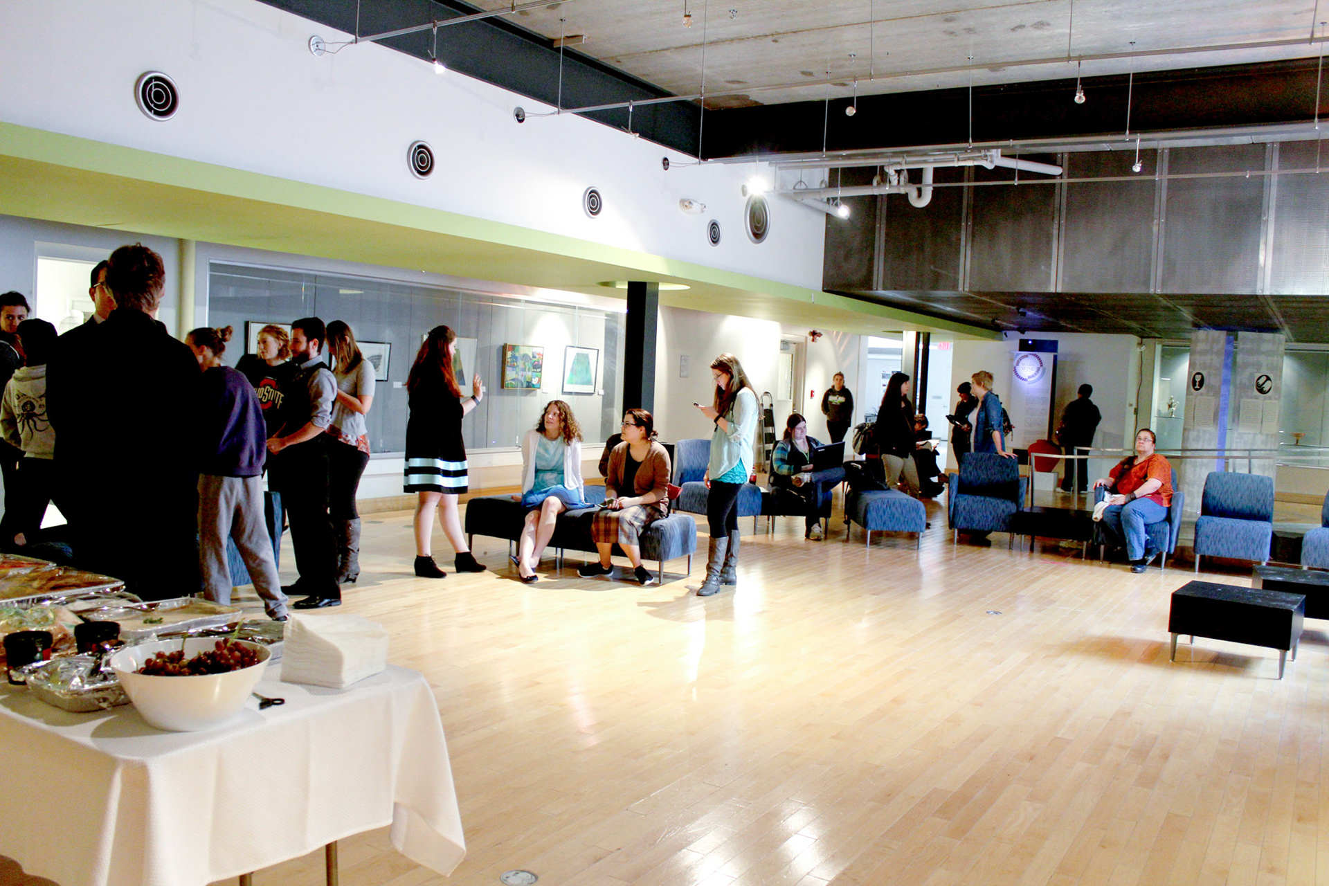 I also coordinated the catering for the opening reception.