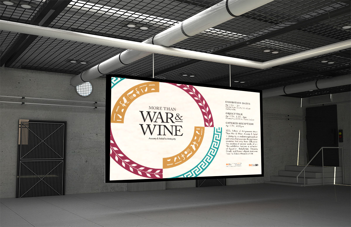 Digital signs were design to be displayed on every television screen on campus