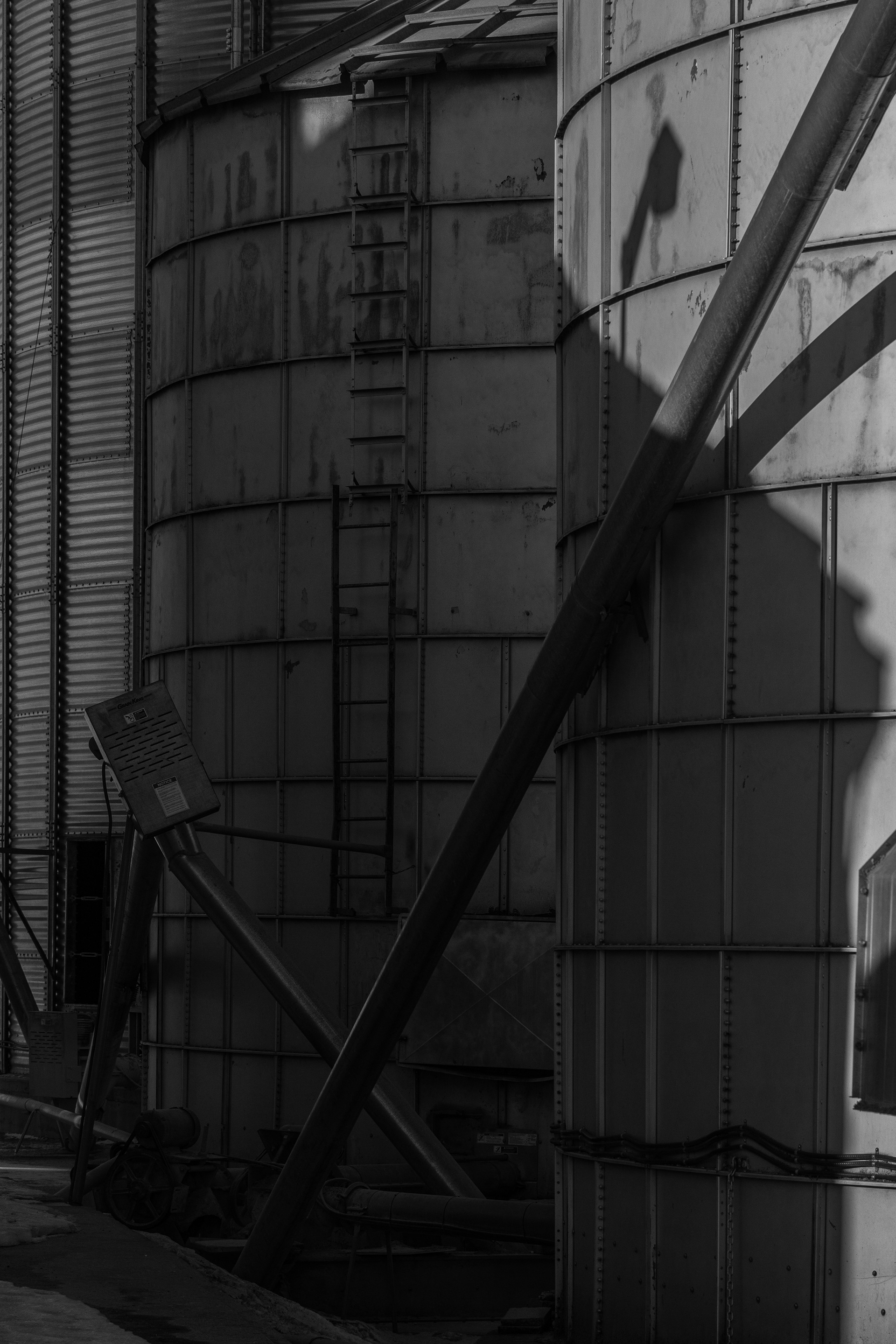 Grain Elevator in Shadows No. 5These places are doors to other worlds.