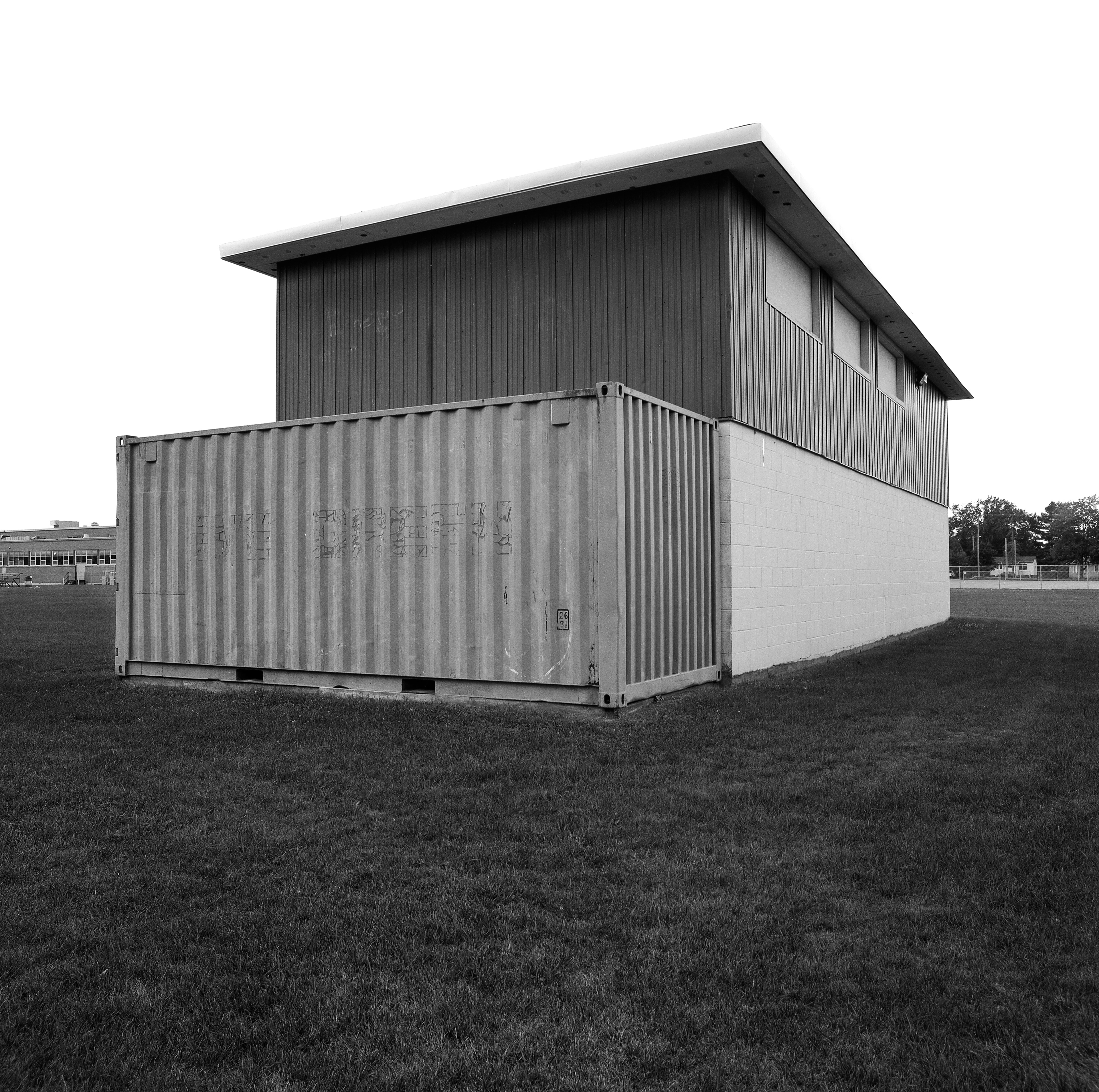 Home of the Giants no.1 - 120 filmA study of a classic high school athletic canteen from behind. Home of the Giants.