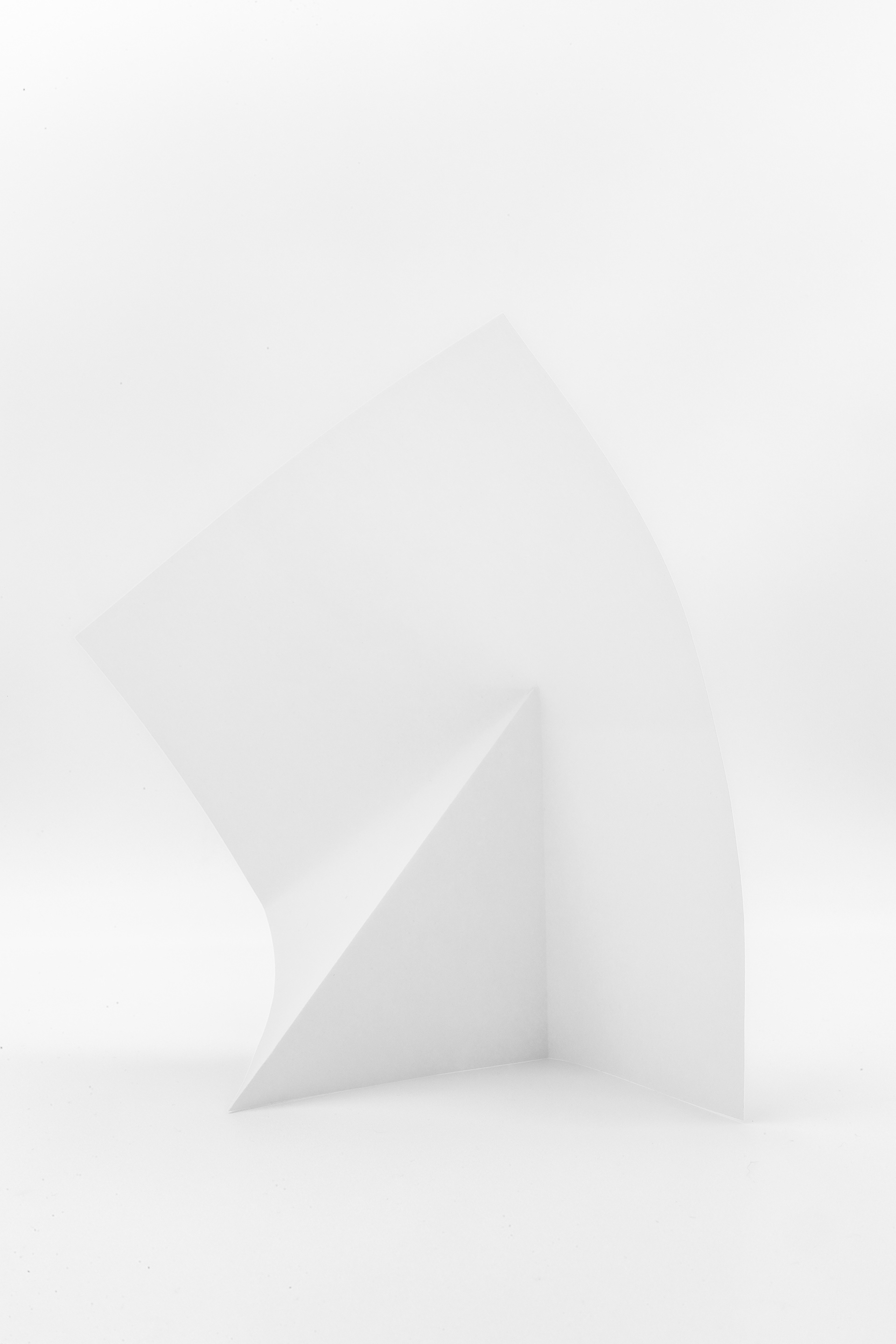 Single Crease with curves no. 3