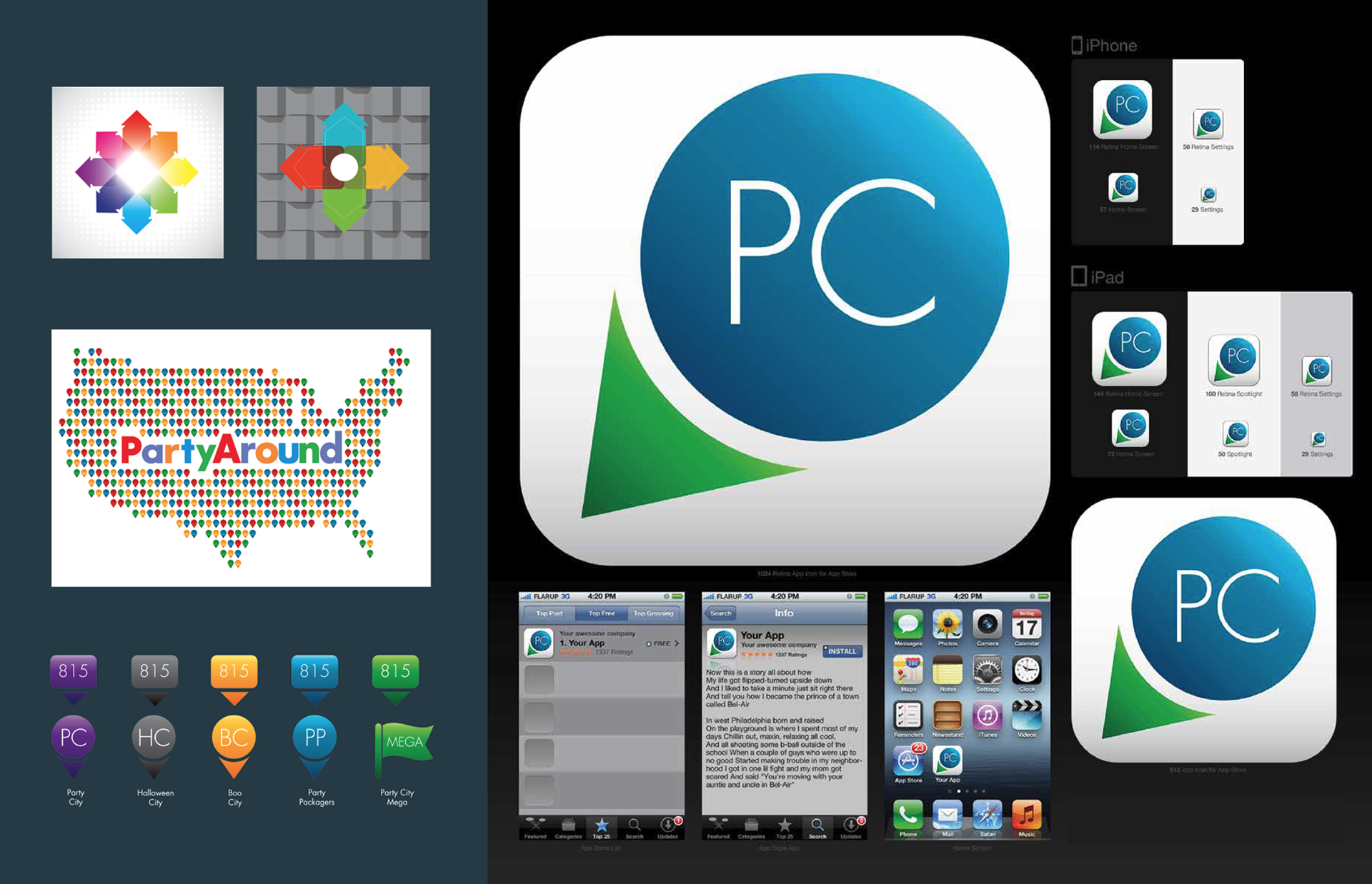 Party Around Interface