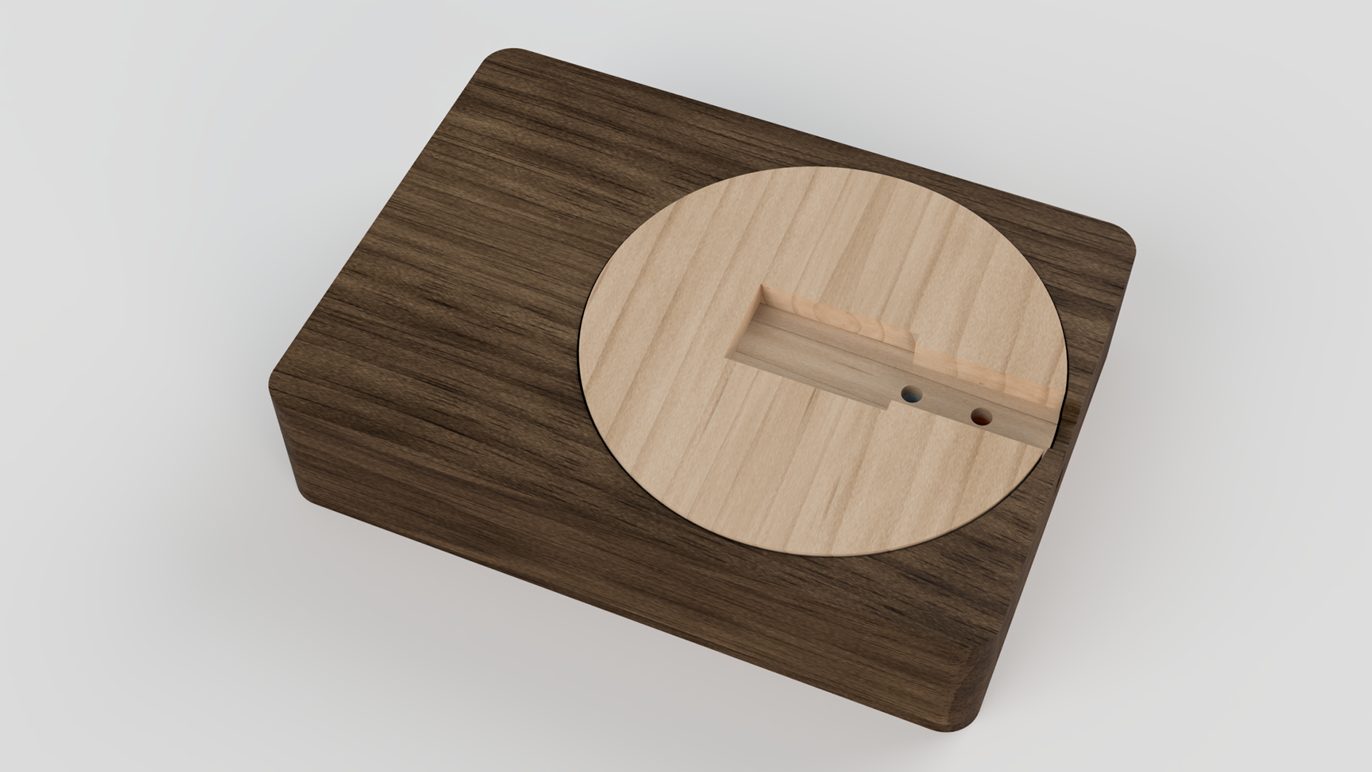 Coaster with heater integration