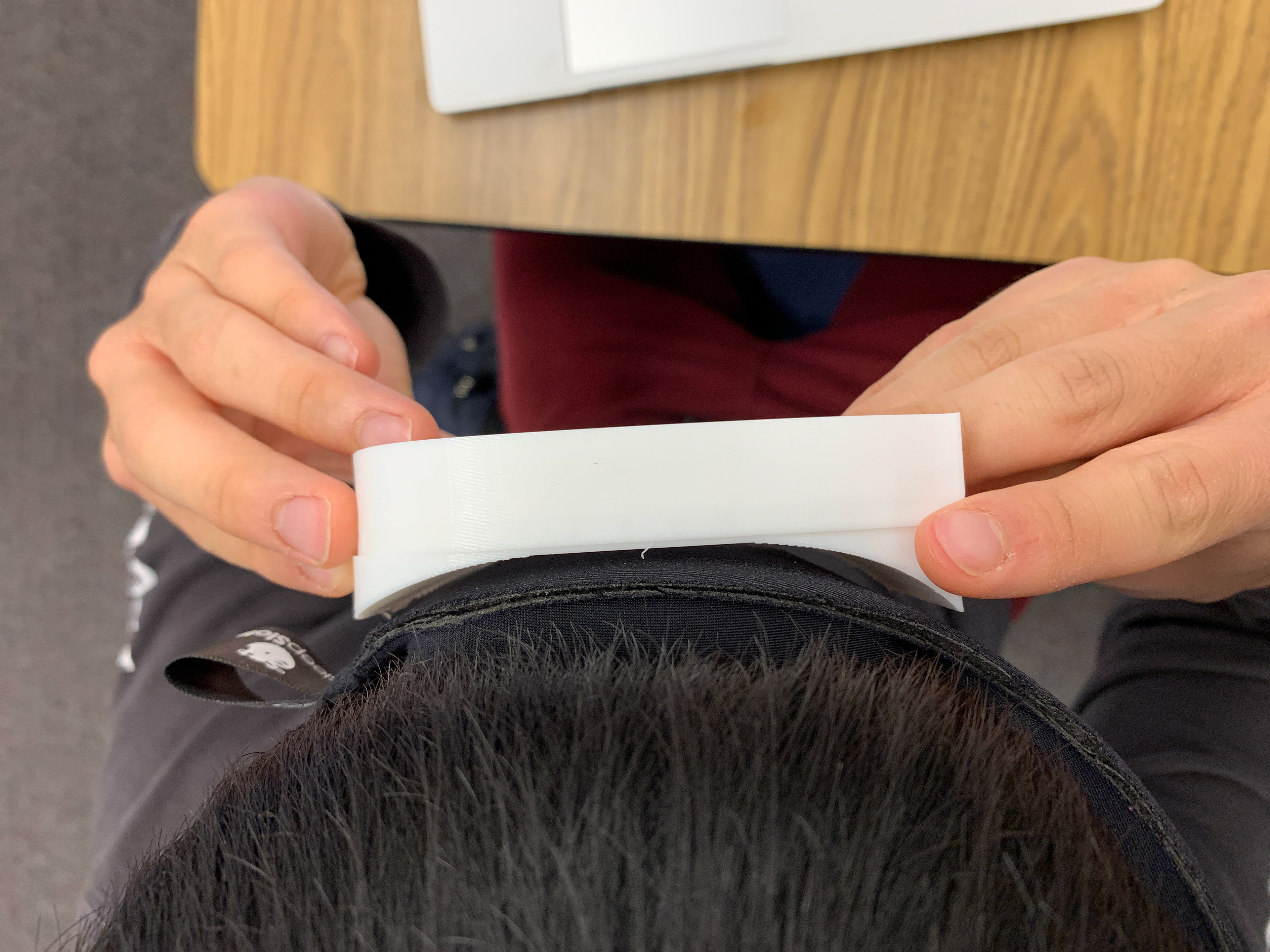 3D printed housing molded to fit face structure