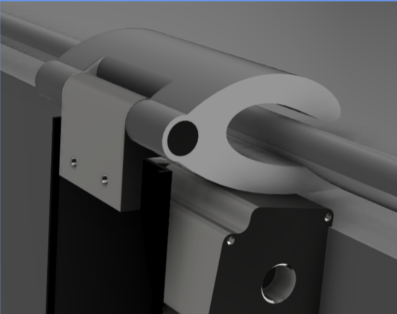 Clamp for overhead bins