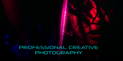 Creative & Alternative Photography , Navigation Card, theblackgazelle, Close-up of woman holding a sword on the beach in red lighting