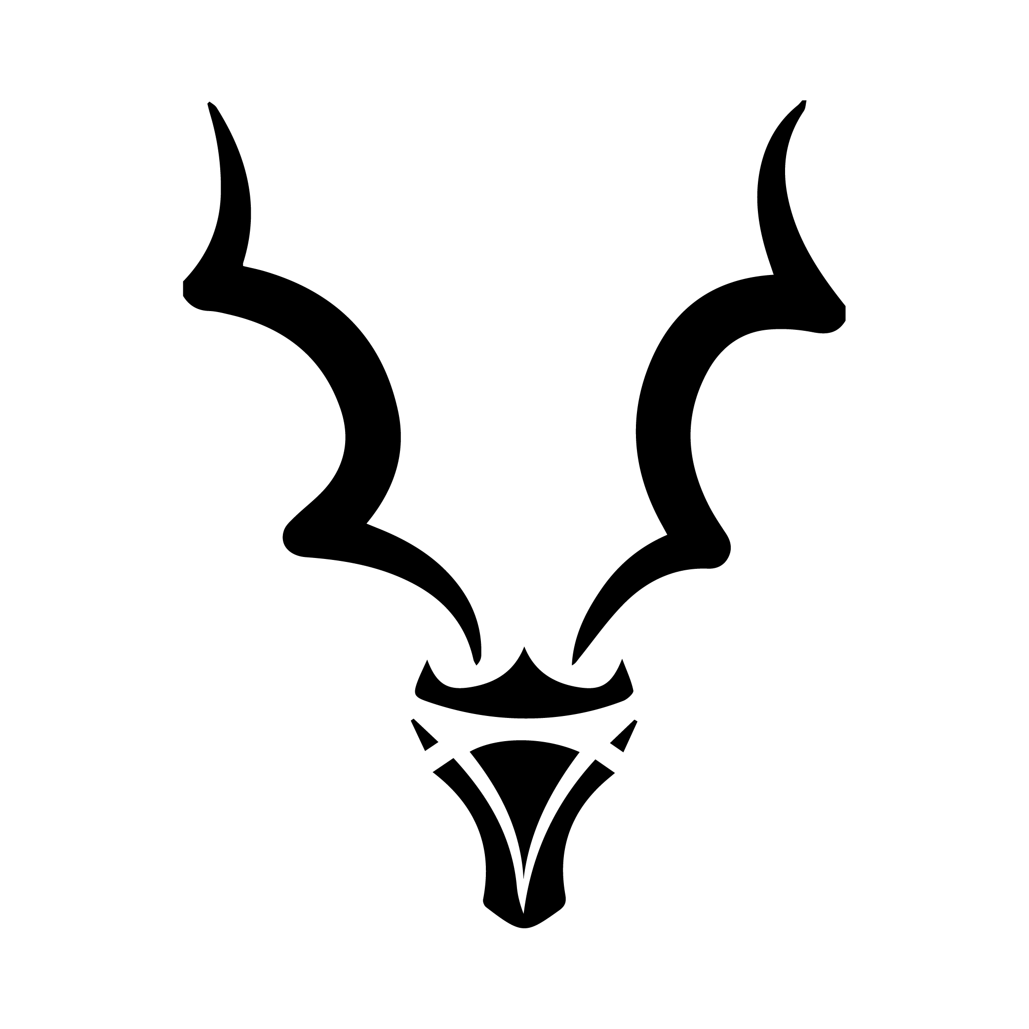 Maurice N. Thompson The Black Gazelle Logo