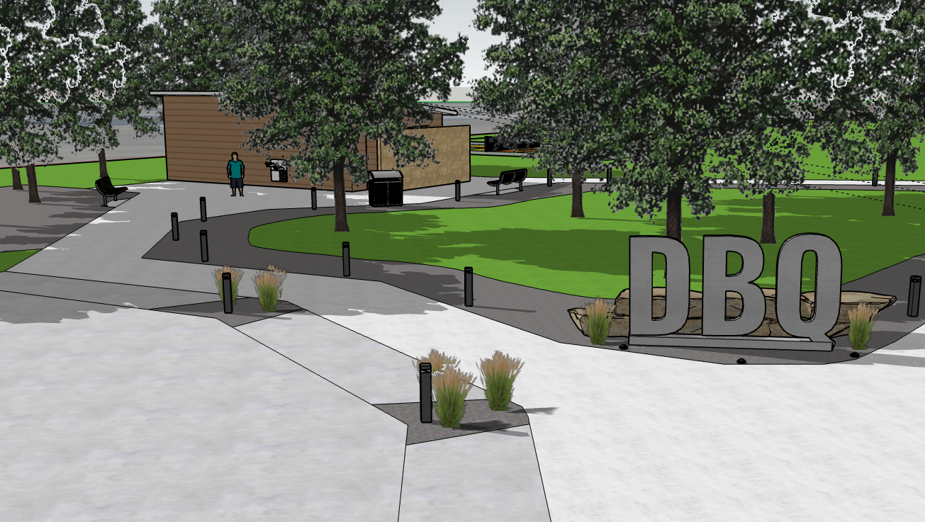 Dubuque Park Concept. © 2023 WH Intellectual Properties, LLC. All rights reserved.