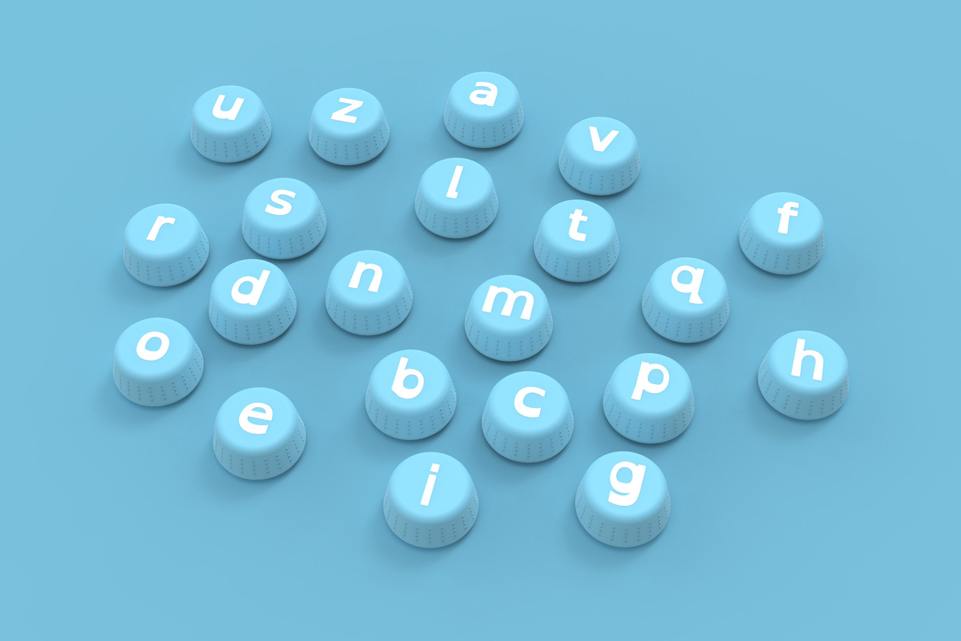 lowercase a,b,c