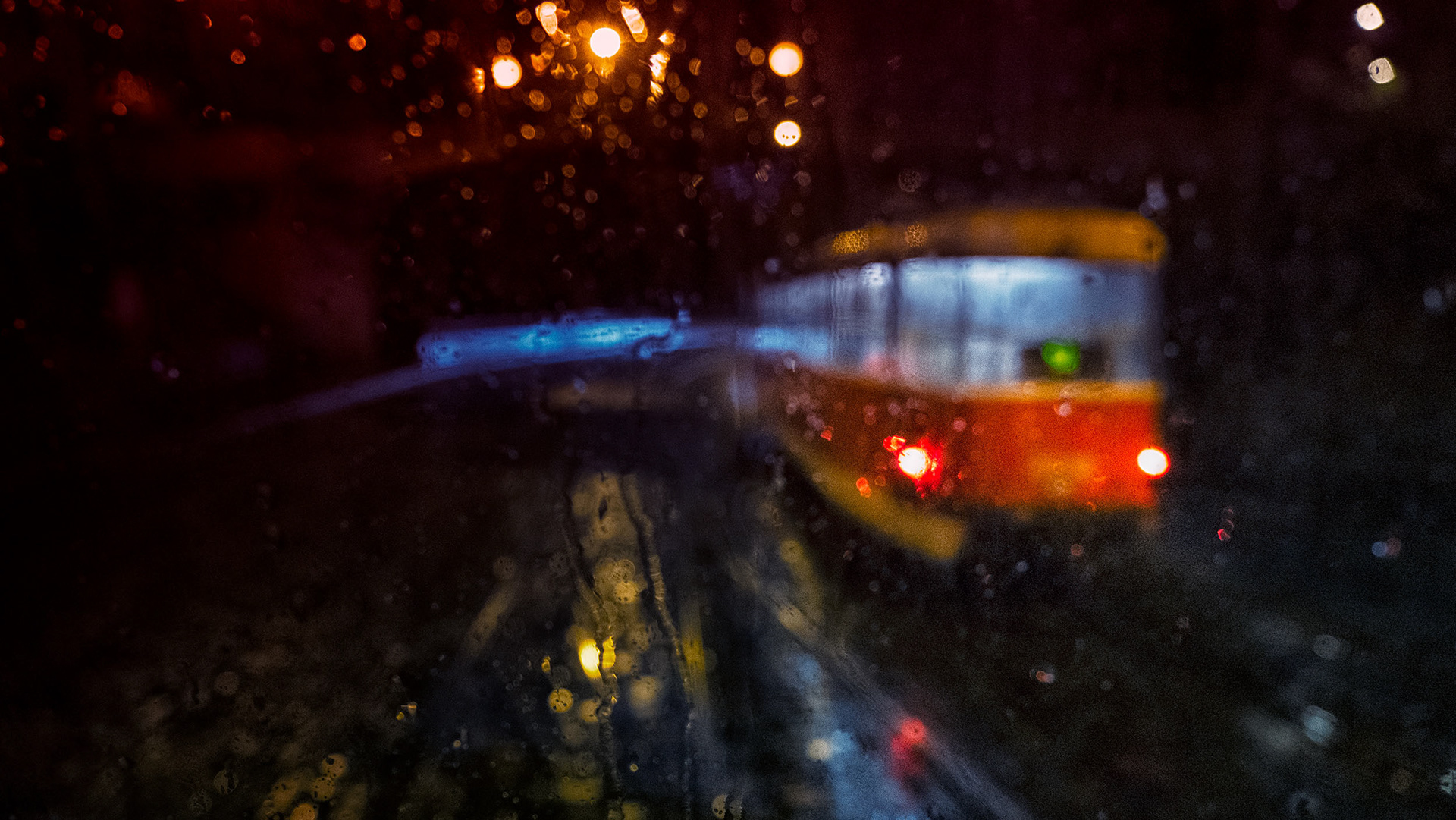 A rainy night in Prague