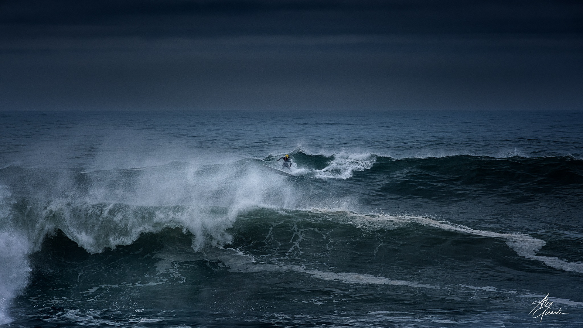 Surfer at Nazaré - Portugal