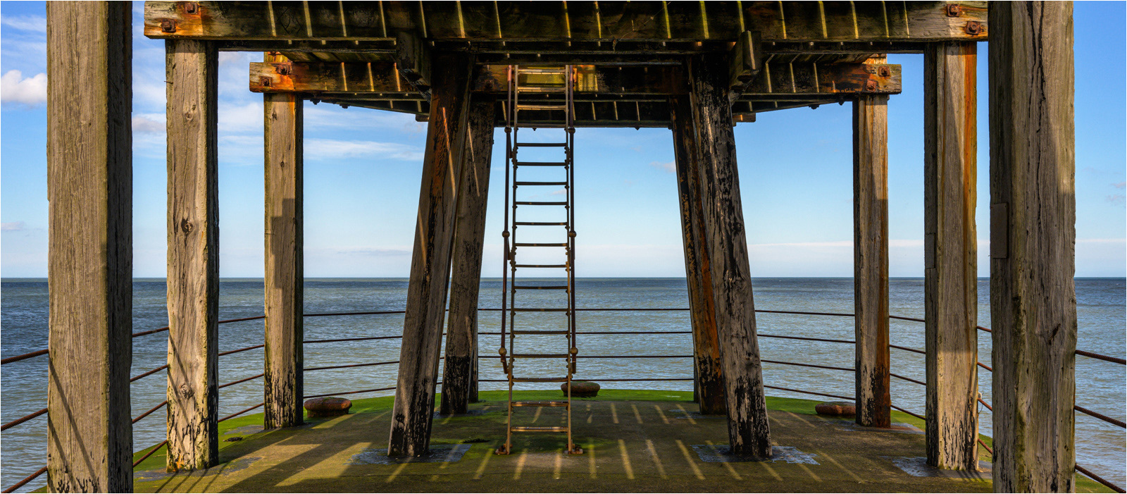 Under Whitby Pier 
