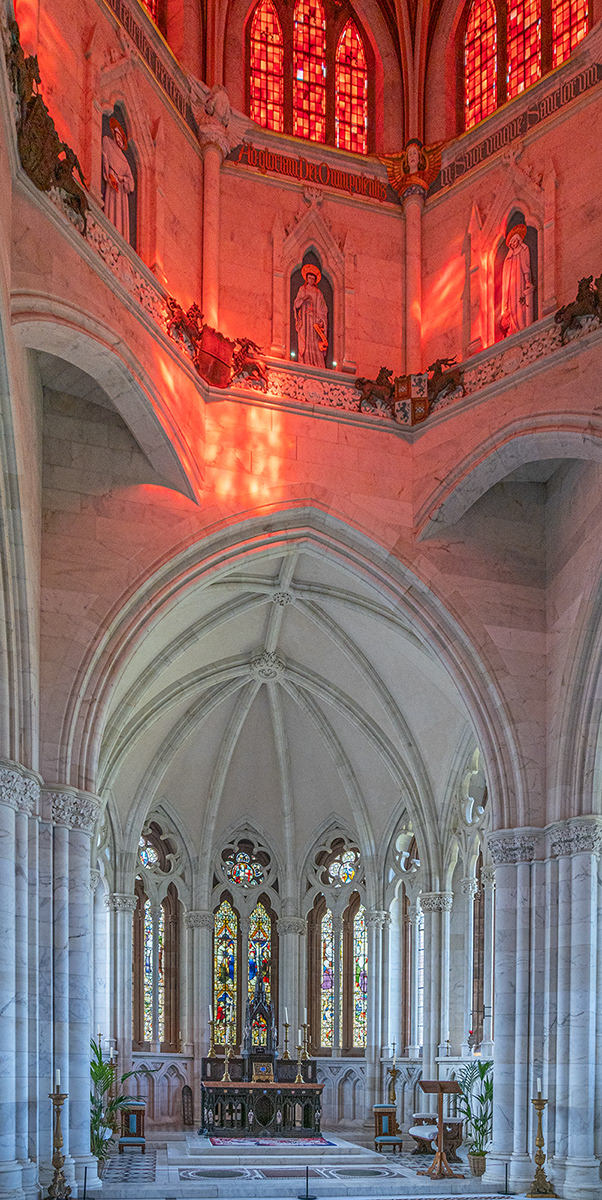 Sun lit chapel