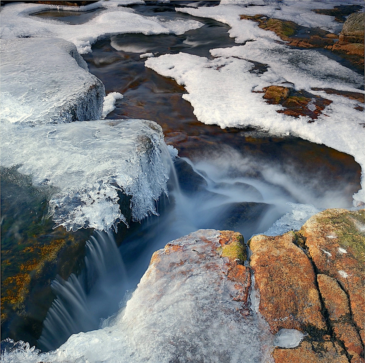 Rock, Water And Ice, River Etive 