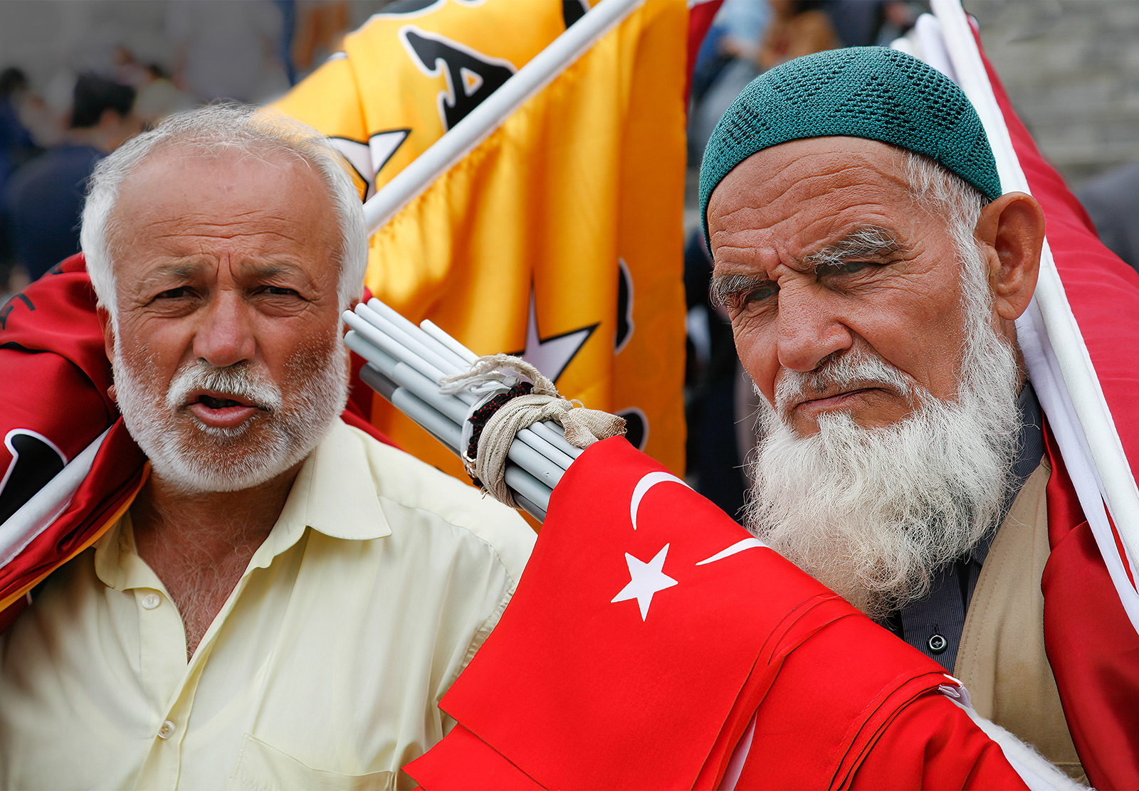 The Flag Sellers of Istanbul 