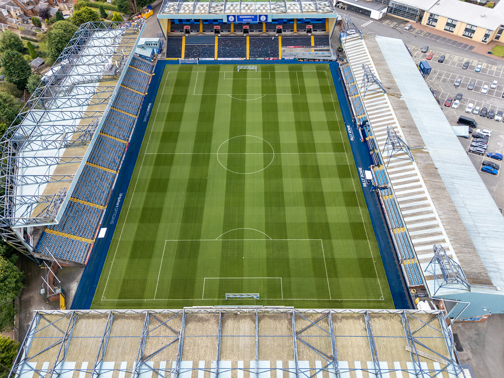 Rugby Park - Kilmarnock FC, after pitch development