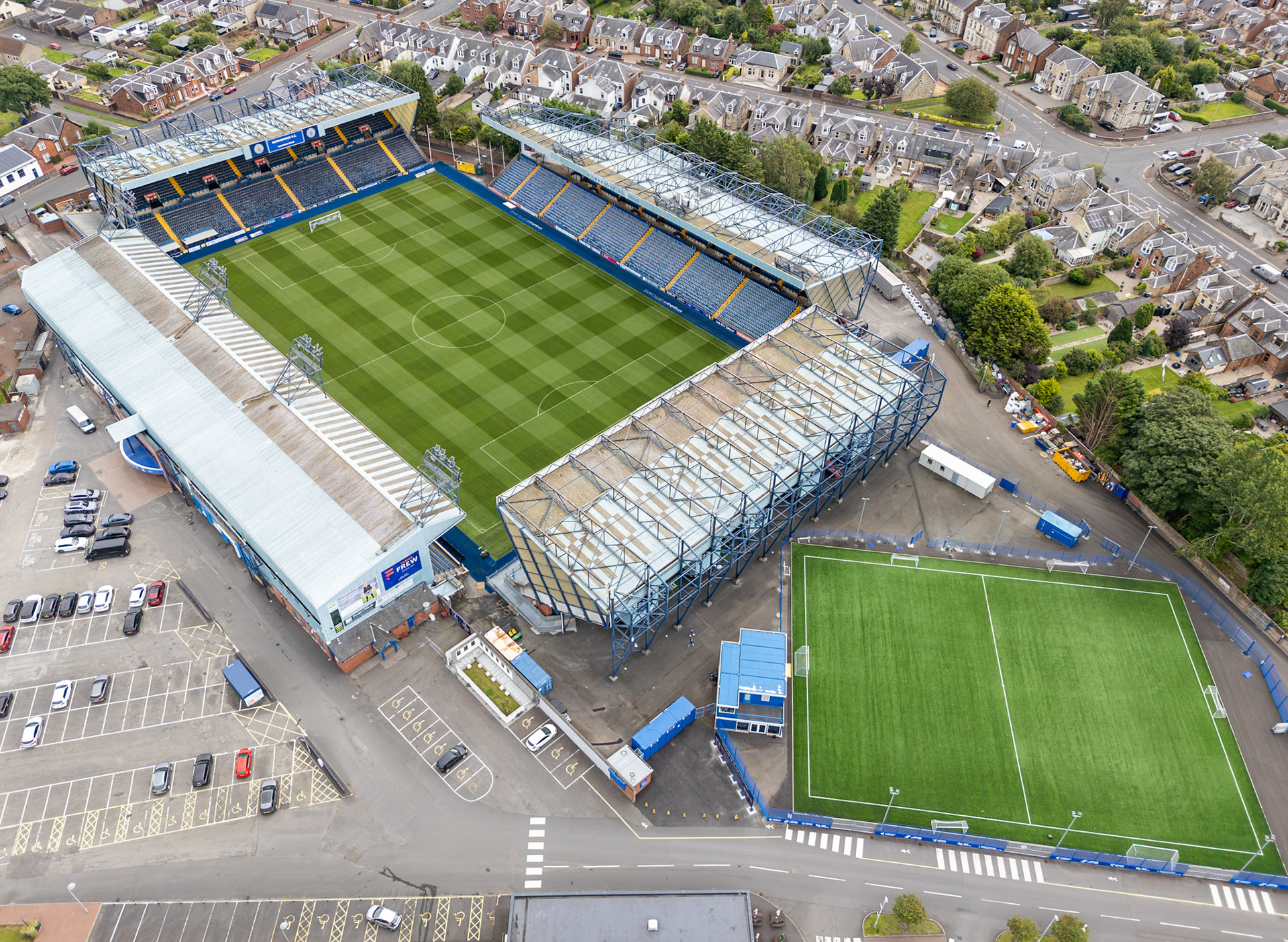 Rugby Park - Kilmarnock FC, after pitch development