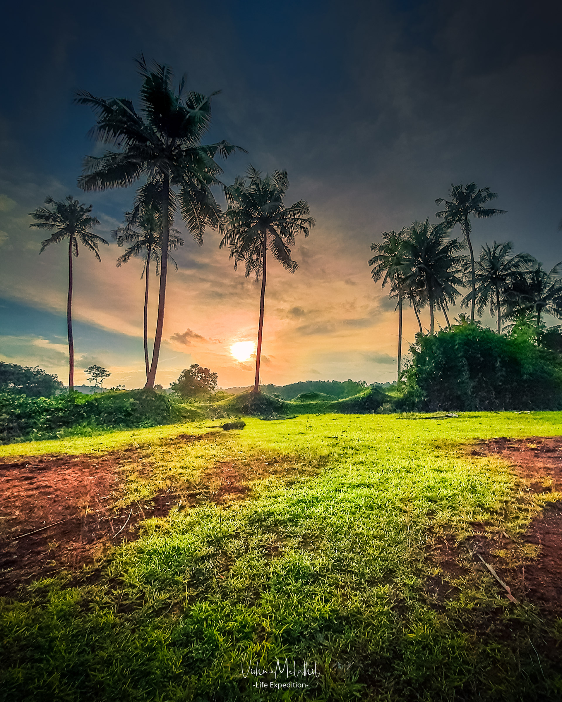 A sunset shot from Kerala