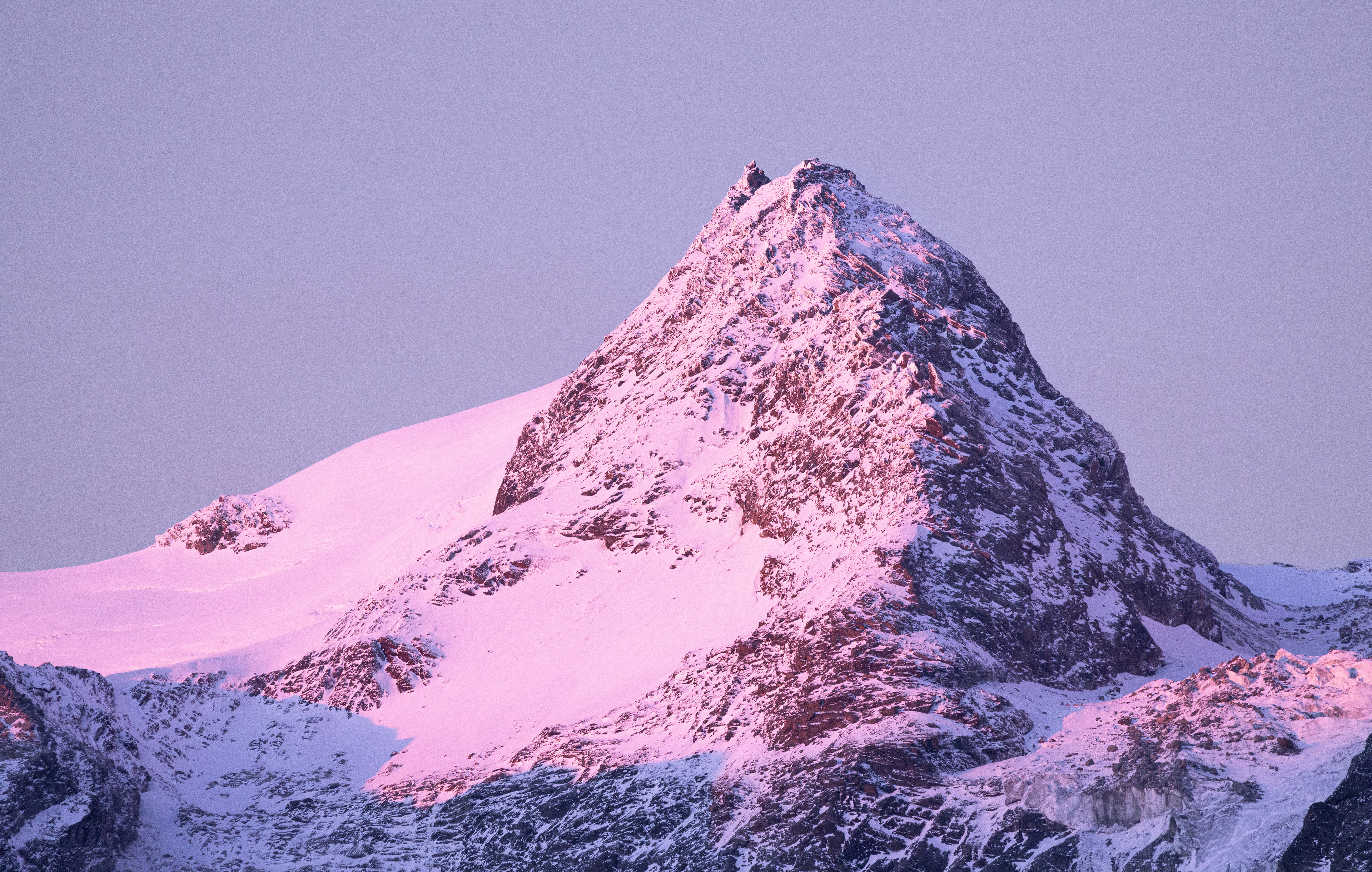 Sunset on the Fletschhorn