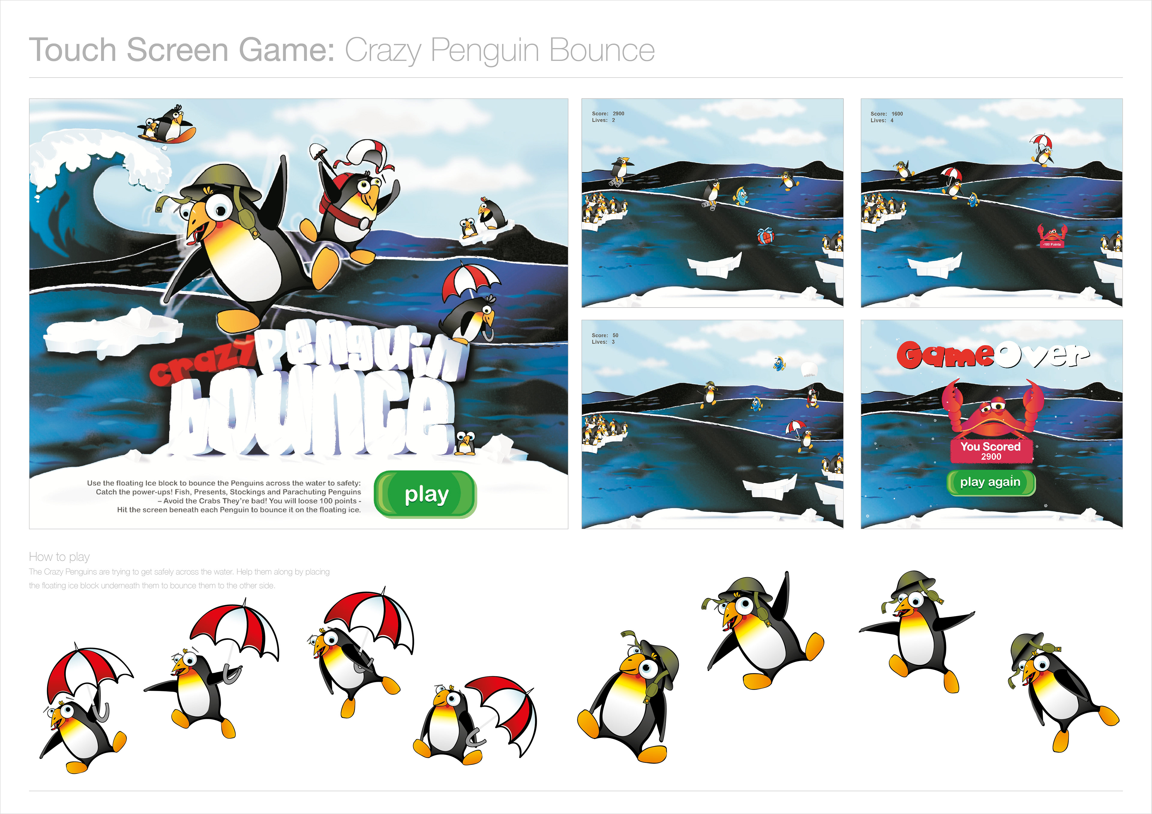 Stephen Ludford Design - Crazy Penguin Bounce