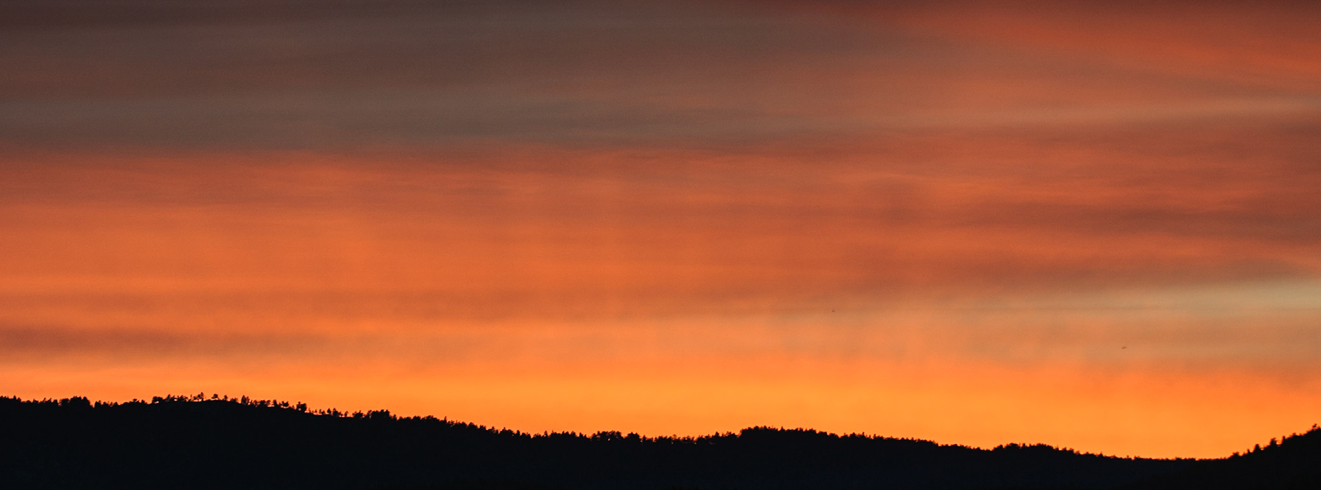 A fantastic colourful sunset.