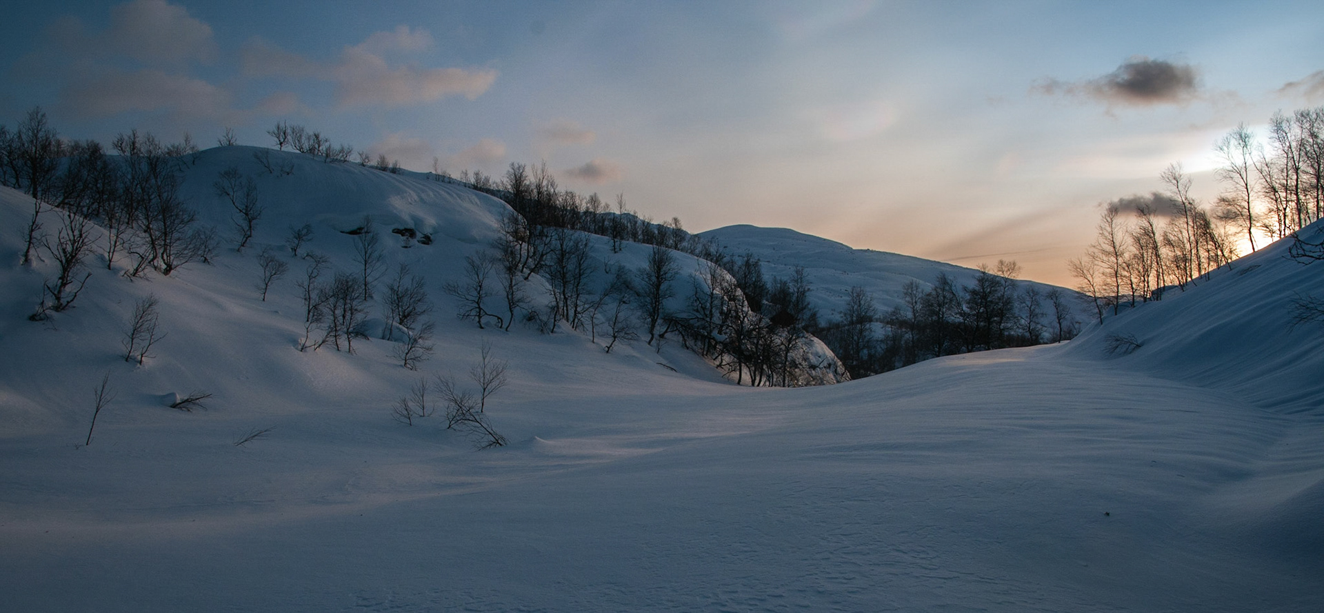 Winter light from Suleskard, Norway
