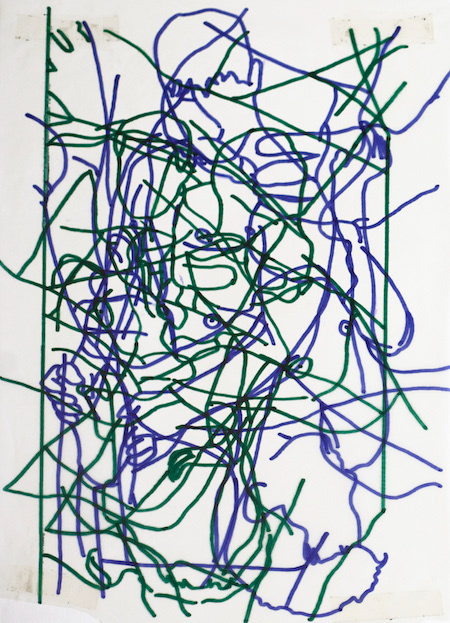 Disclose & Conceal #4   |   2002   |   Ink on tracing paper   |   21cm x 29.7cm