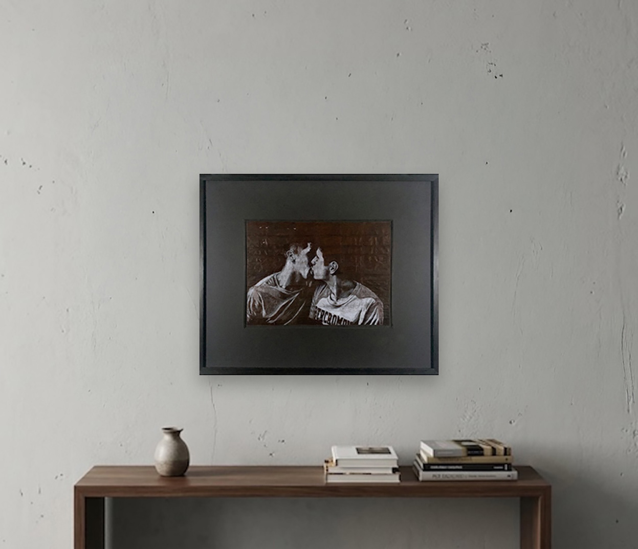 In-situ framed display
