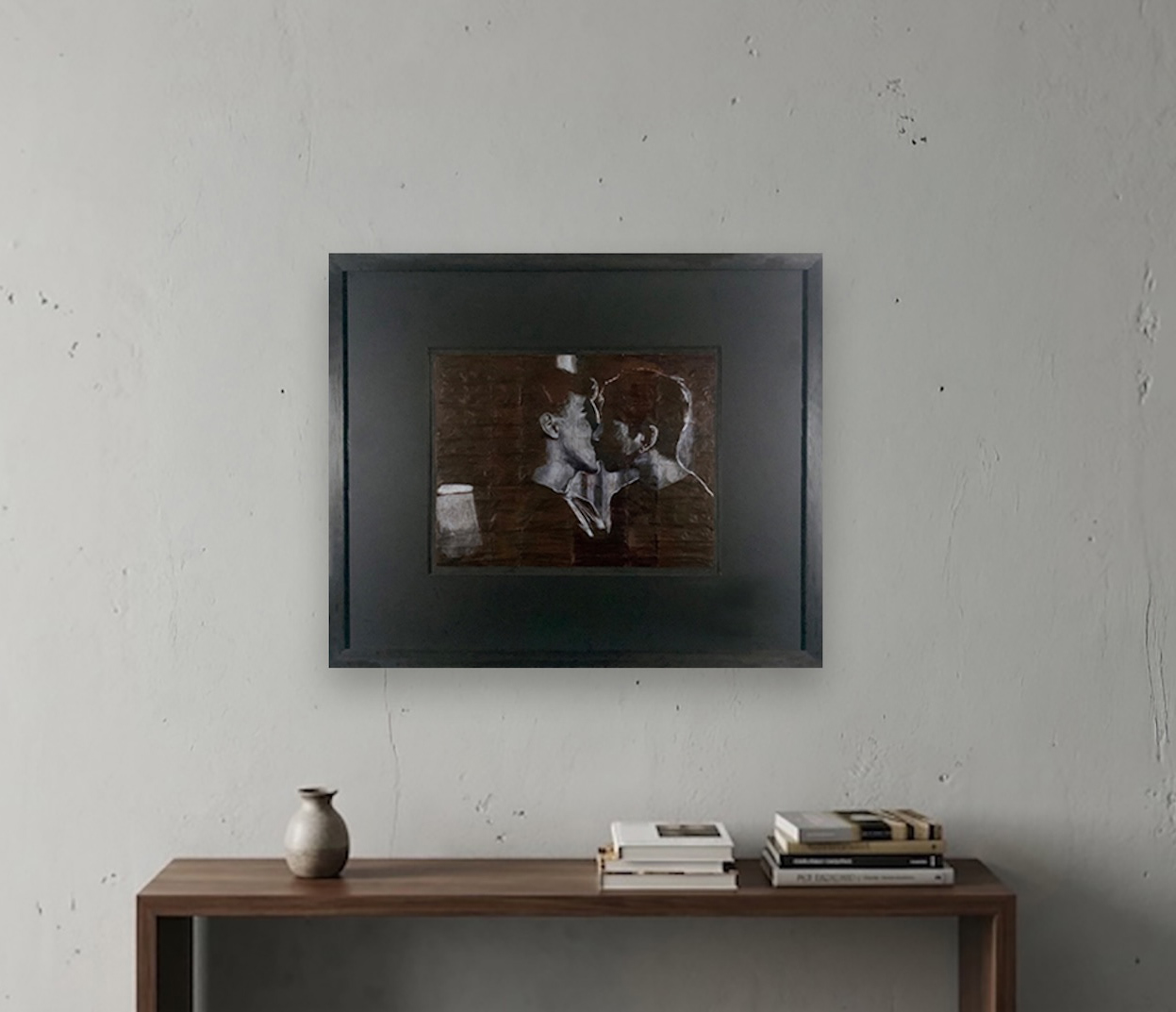 In-situ framed display