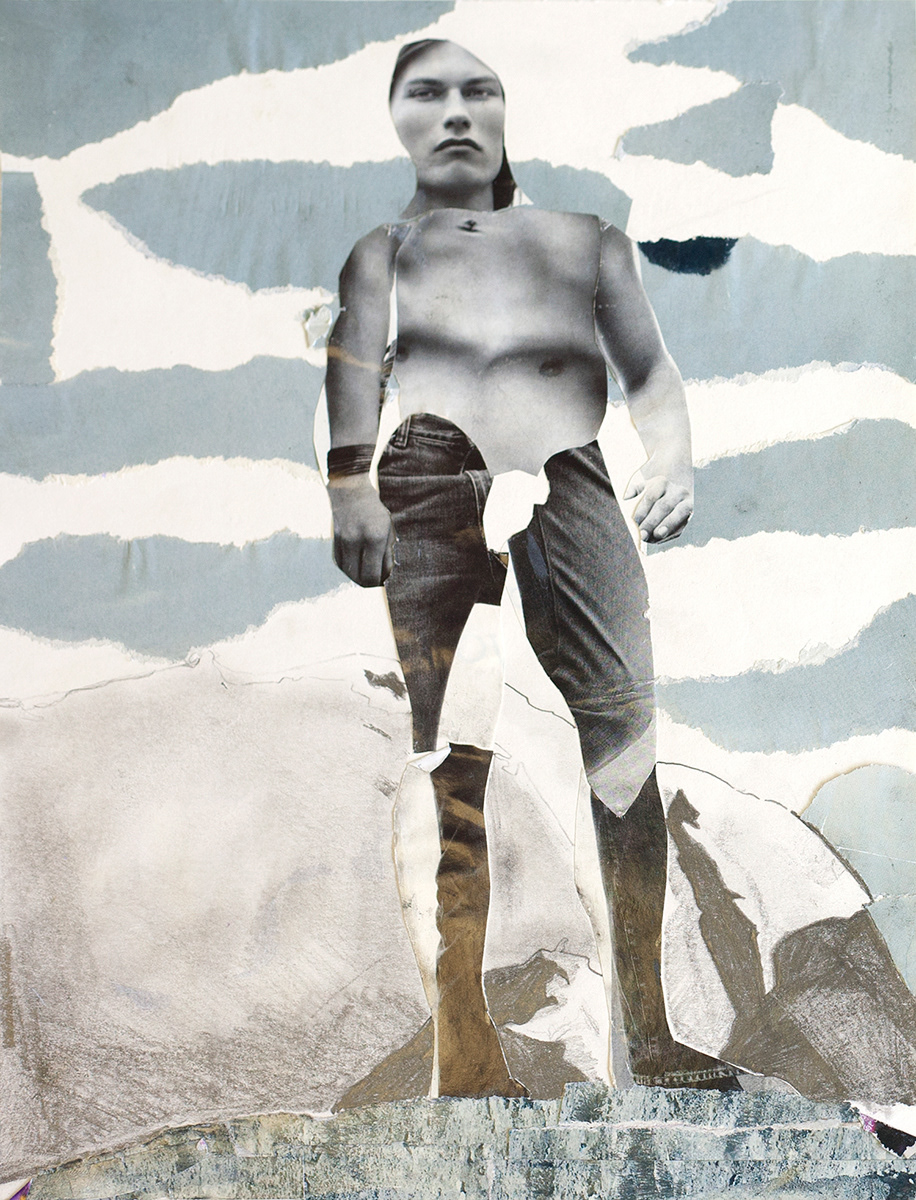 Idol | 2000 | Pencil and collage | 23cm x 30cm​​​​​​​