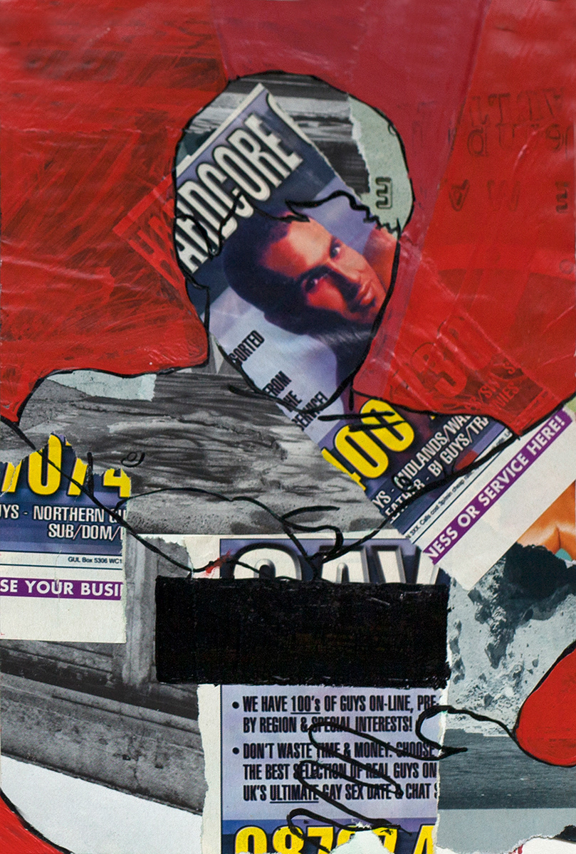 Jack | 2000 | Gloss paint and collage | 17cm x 25.5cm​​​​​​​
