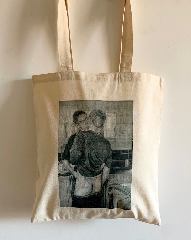 Limited Edition of 30 | Printed on one side | 38cm x 42cm Handles: 32.5cm Capacity: 15 litres   100% natural cotton canvas | Built strong for daily use | Can be washed at a low temperature