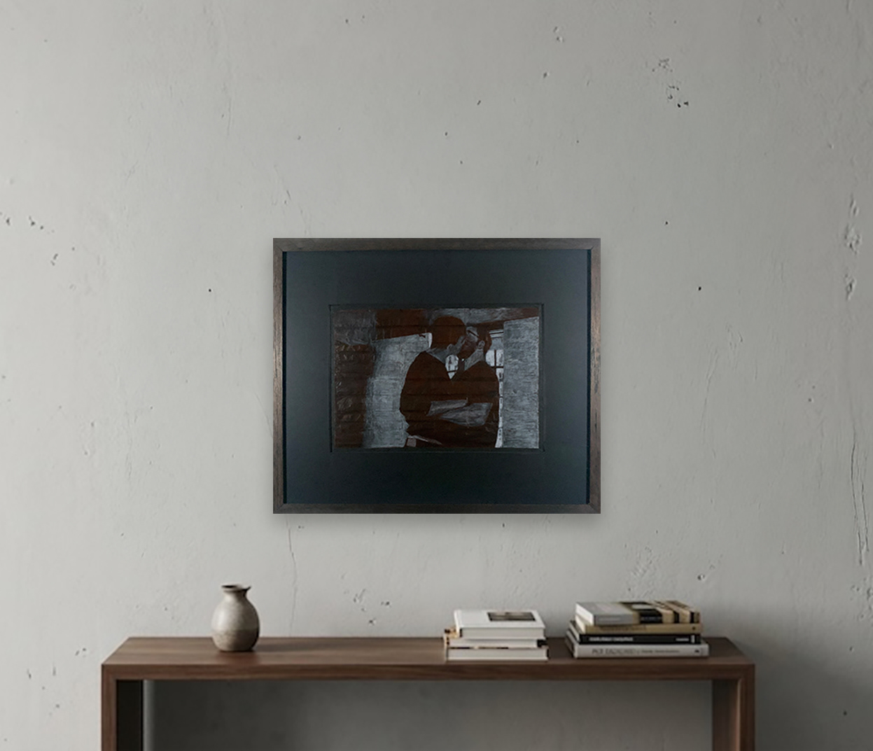 In-situ framed display