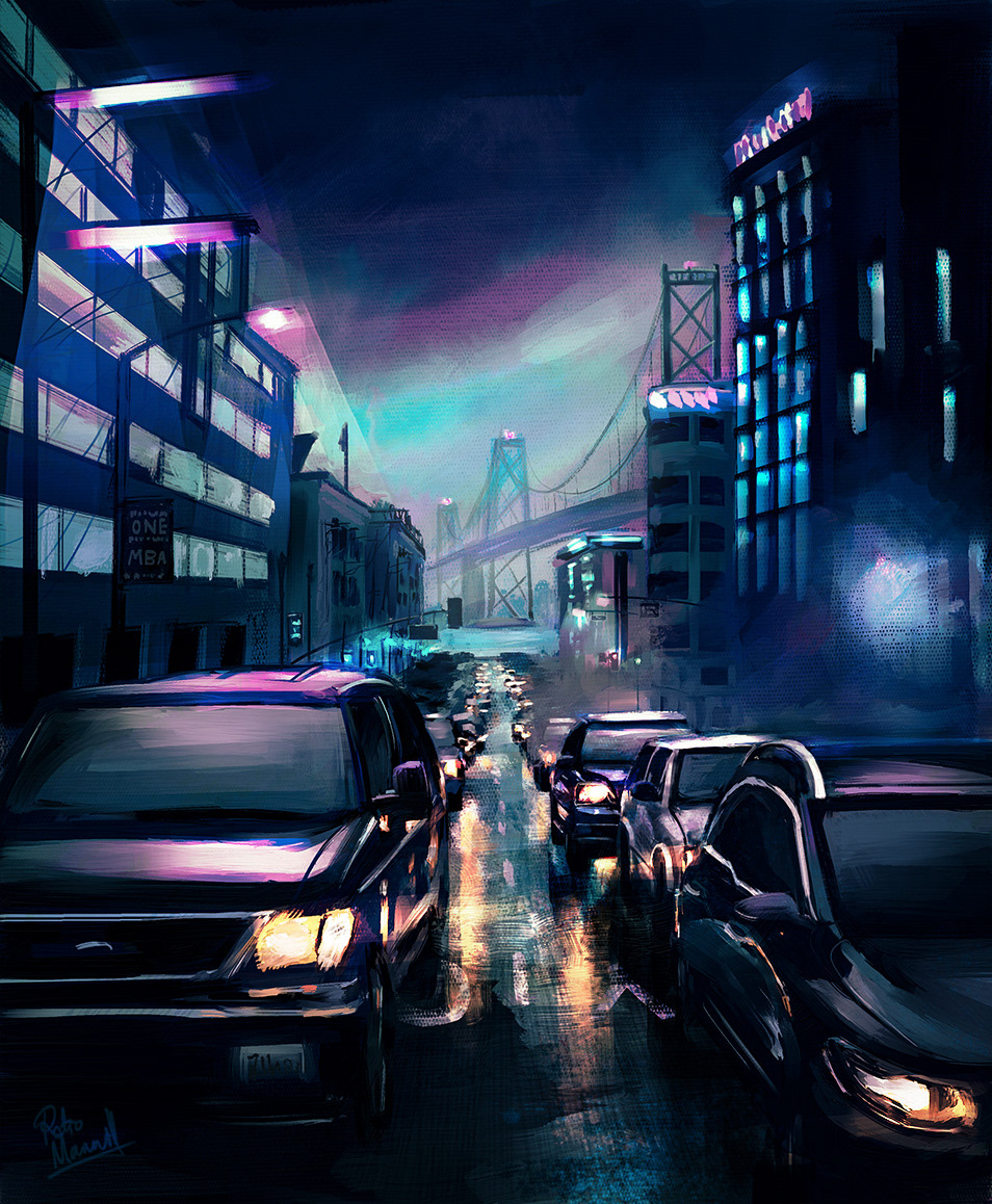 Collaboration with photographer JJ Meeks. Painted in Rebelle 4.