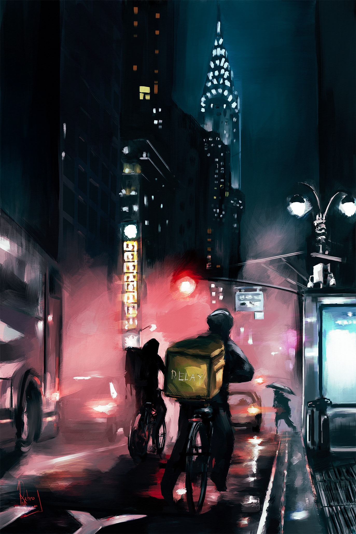 Collaboration with photographer Tony Lopez aka PerceptionShot. Painted in Rebelle 4.