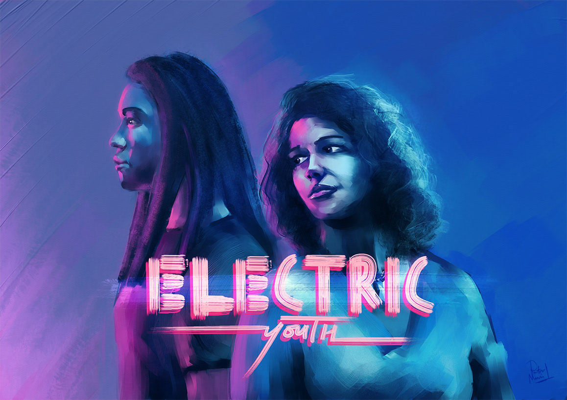 Tribute painting for one of my favorite synthwave bands, Electric Youth. Painted in Rebelle 5.